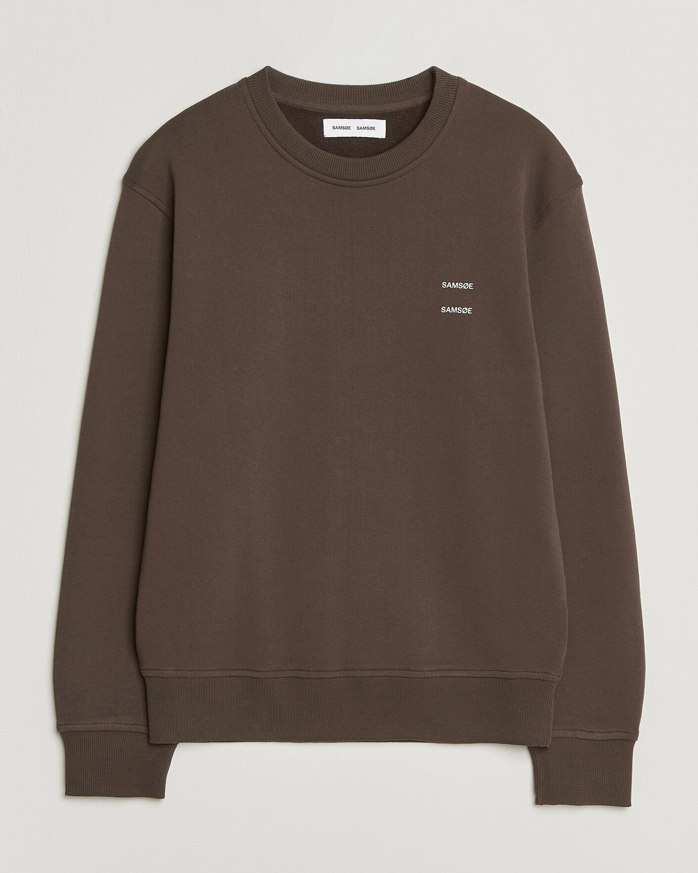 Herre | Gensere | Samsøe Samsøe | Joel Organic Cotton Sweatshirt Turkish Coffee