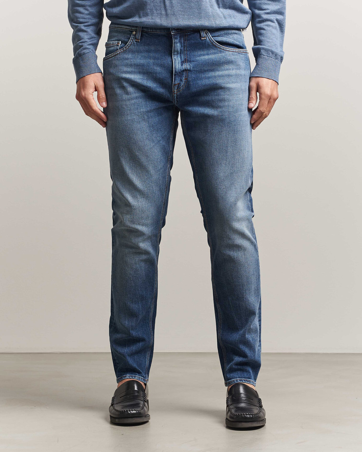 Herre | Bukser | Tiger of Sweden | Pistolero Jeans Medium Blue