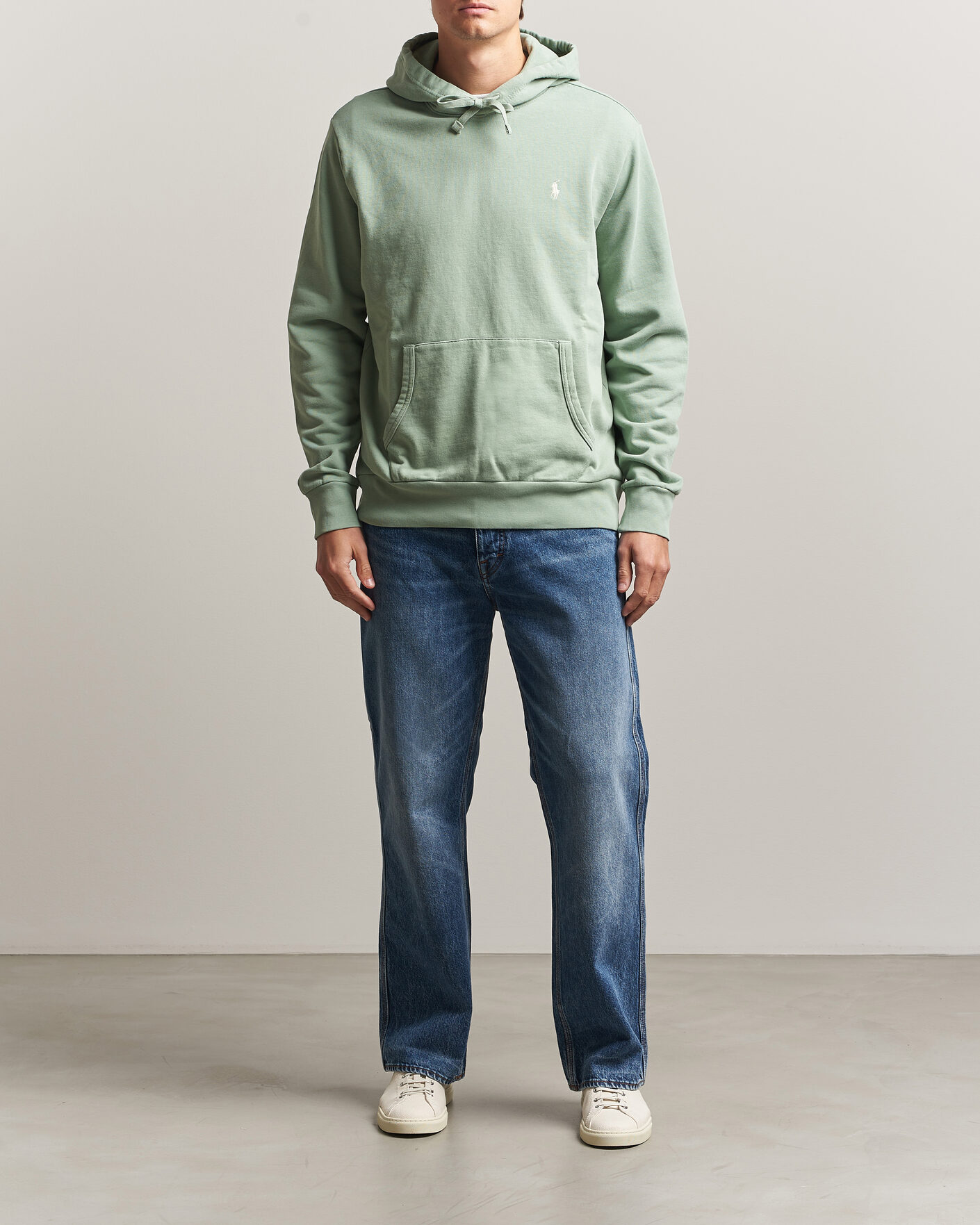 Herre | Gensere | Polo Ralph Lauren | Loopback Terry Hood Light Green
