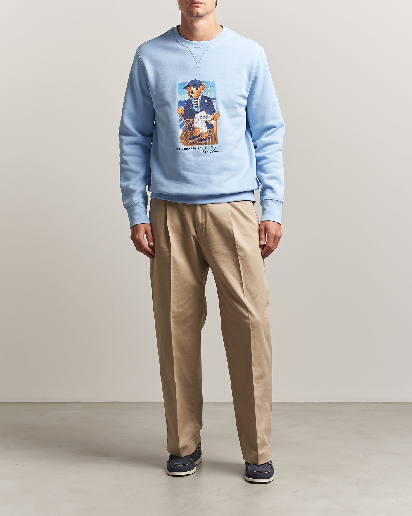 Herre | Gensere | Polo Ralph Lauren | Newport Bear Sweatshirt Office Blue