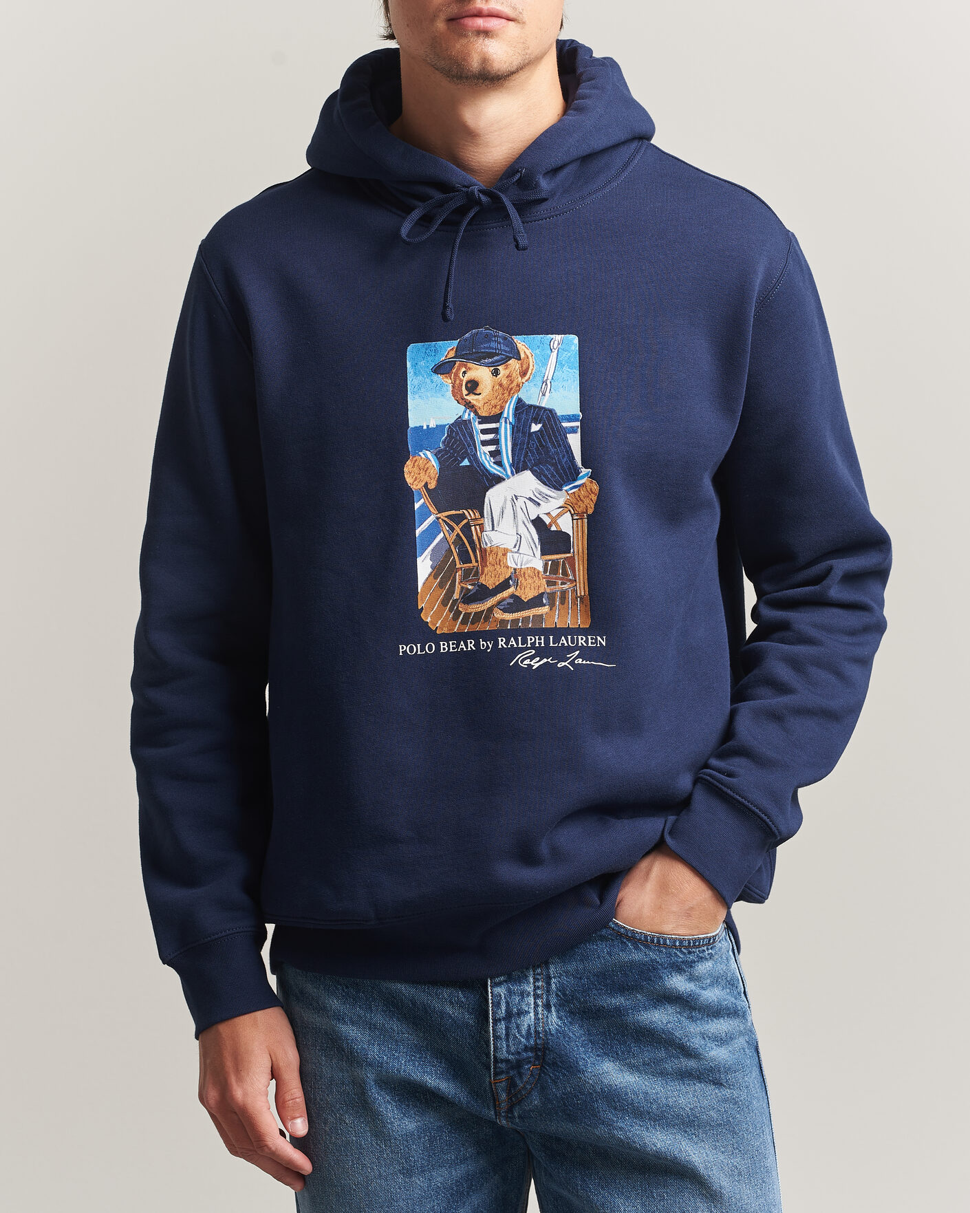 Herre | Gensere | Polo Ralph Lauren | Newport Bear Hoodie Navy