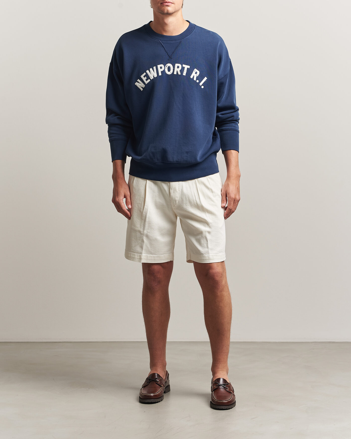 Herre | Gensere | Polo Ralph Lauren | RL Printed Sweatshirt Newport Navy