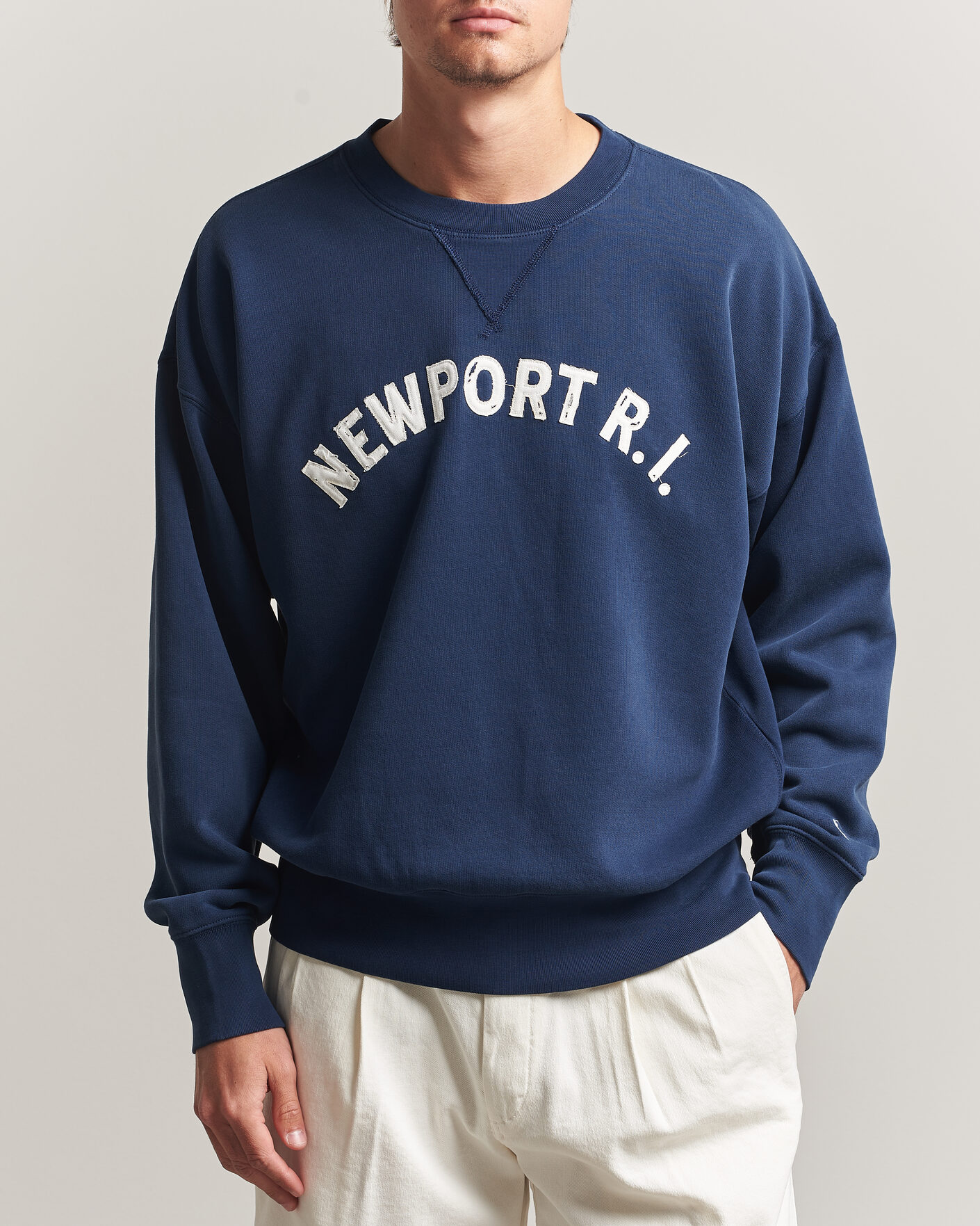 Herre | Gensere | Polo Ralph Lauren | RL Printed Sweatshirt Newport Navy