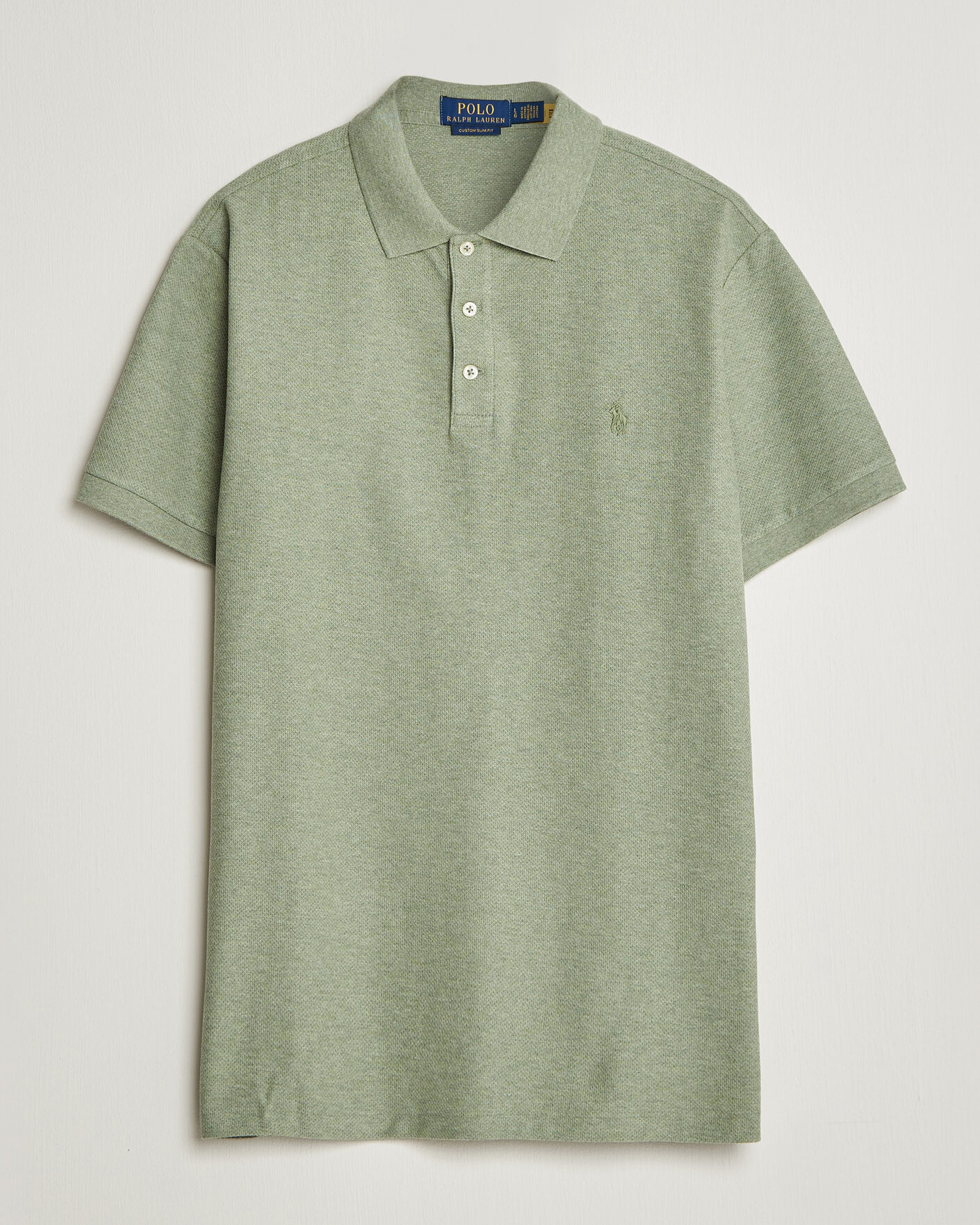 Herre | Pikéer | Polo Ralph Lauren | Honeycomb Texture Polo Greenery Heather