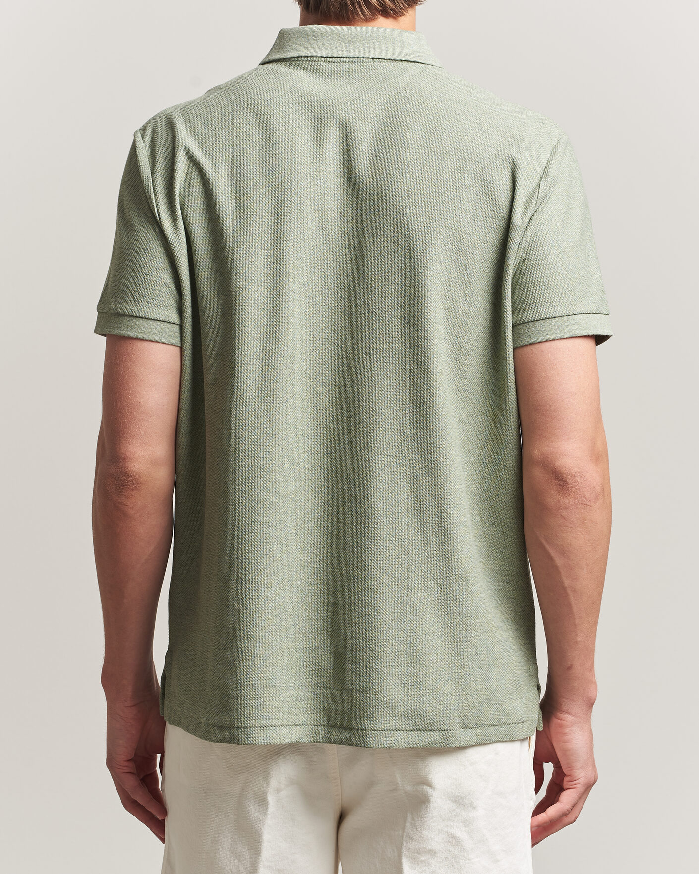 Herre | Pikéer | Polo Ralph Lauren | Honeycomb Texture Polo Greenery Heather