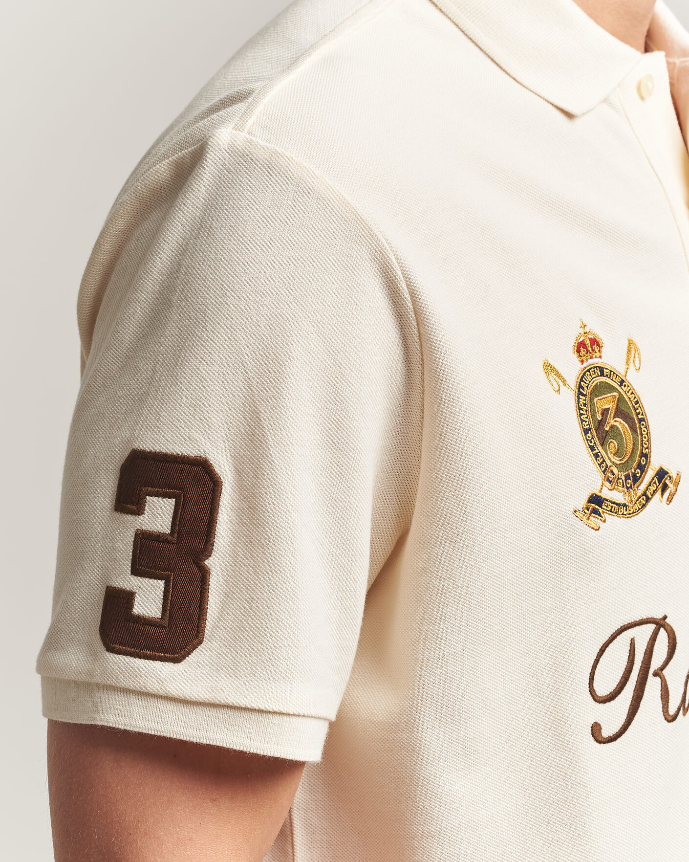 Herre | Pikéer | Polo Ralph Lauren | Classic Fit Team Polo Guide Cream