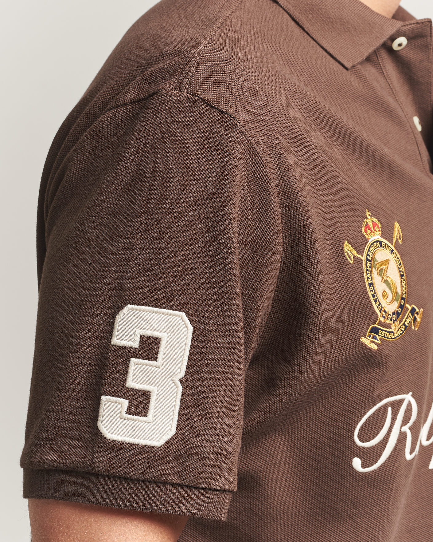 Herre | Pikéer | Polo Ralph Lauren | Classic Fit Team Polo Nutmeg Brown