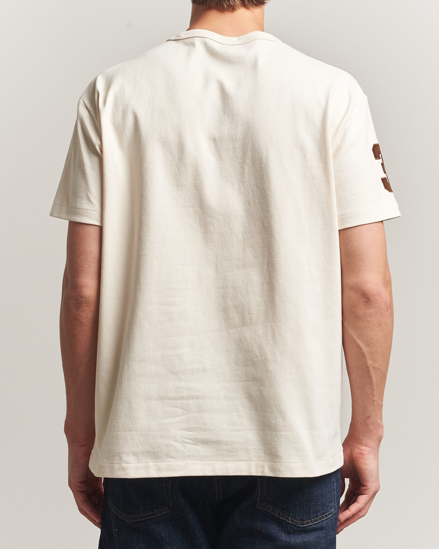 Herre | T-Shirts | Polo Ralph Lauren | Classic Fit Team T-shirt Guide Cream
