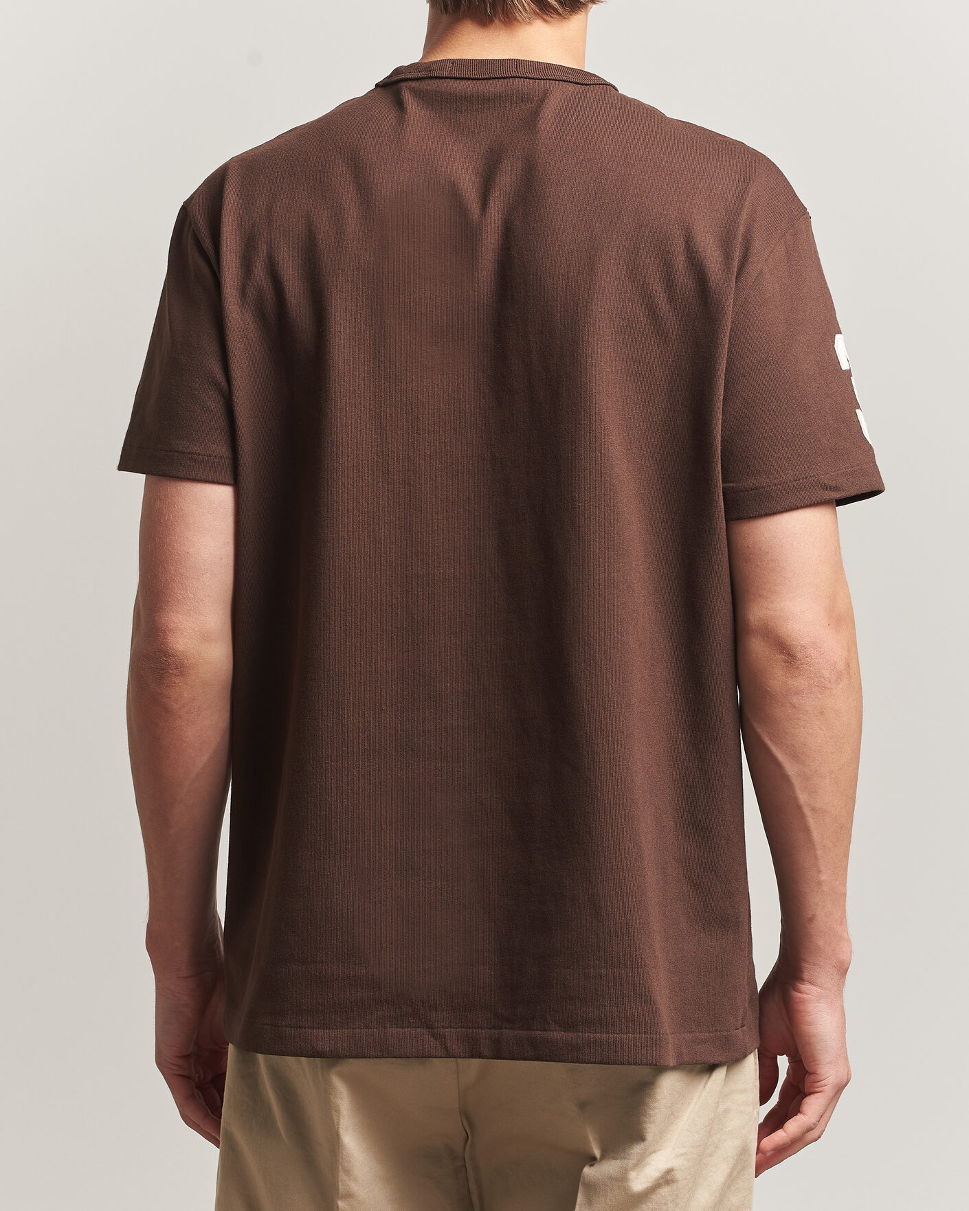 Herre | T-Shirts | Polo Ralph Lauren | Classic Fit Team T-shirt Nutmeg Brown