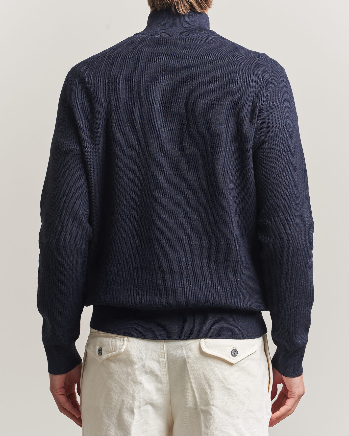 Herre | Gensere | Polo Ralph Lauren | Textued Half-Zip Navy Heather