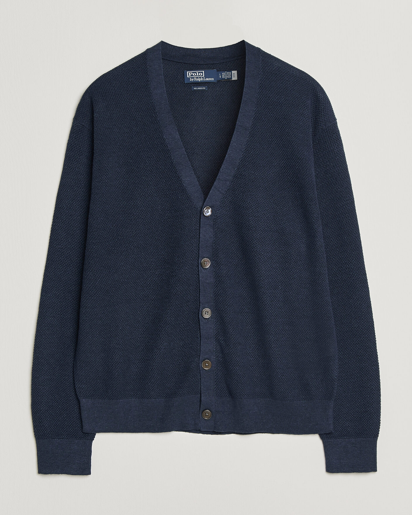 Herre | Gensere | Polo Ralph Lauren | Linen Cardigan Newport Navy