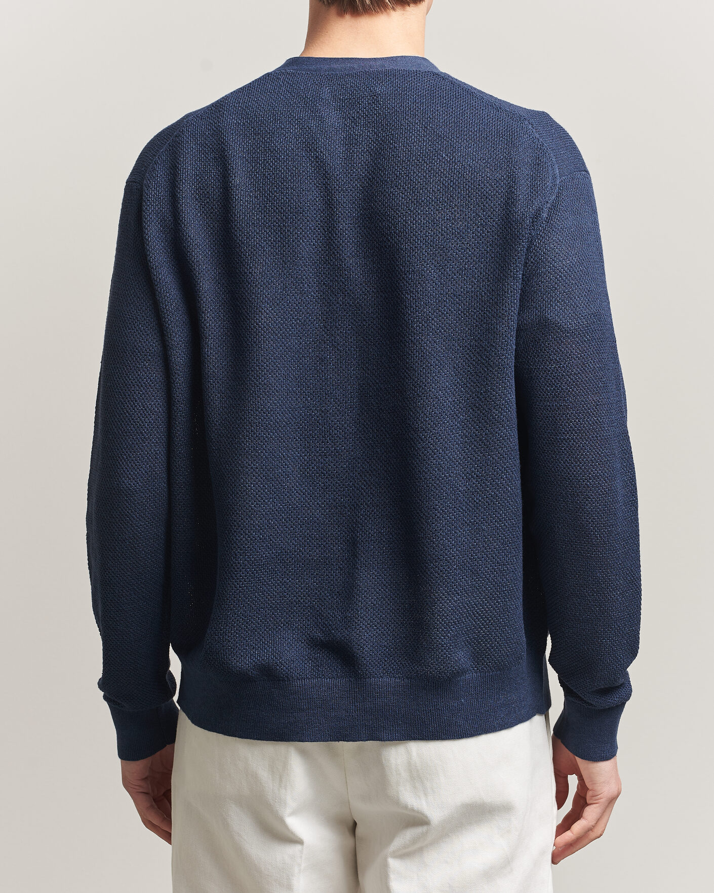 Herre | Gensere | Polo Ralph Lauren | Linen Cardigan Newport Navy