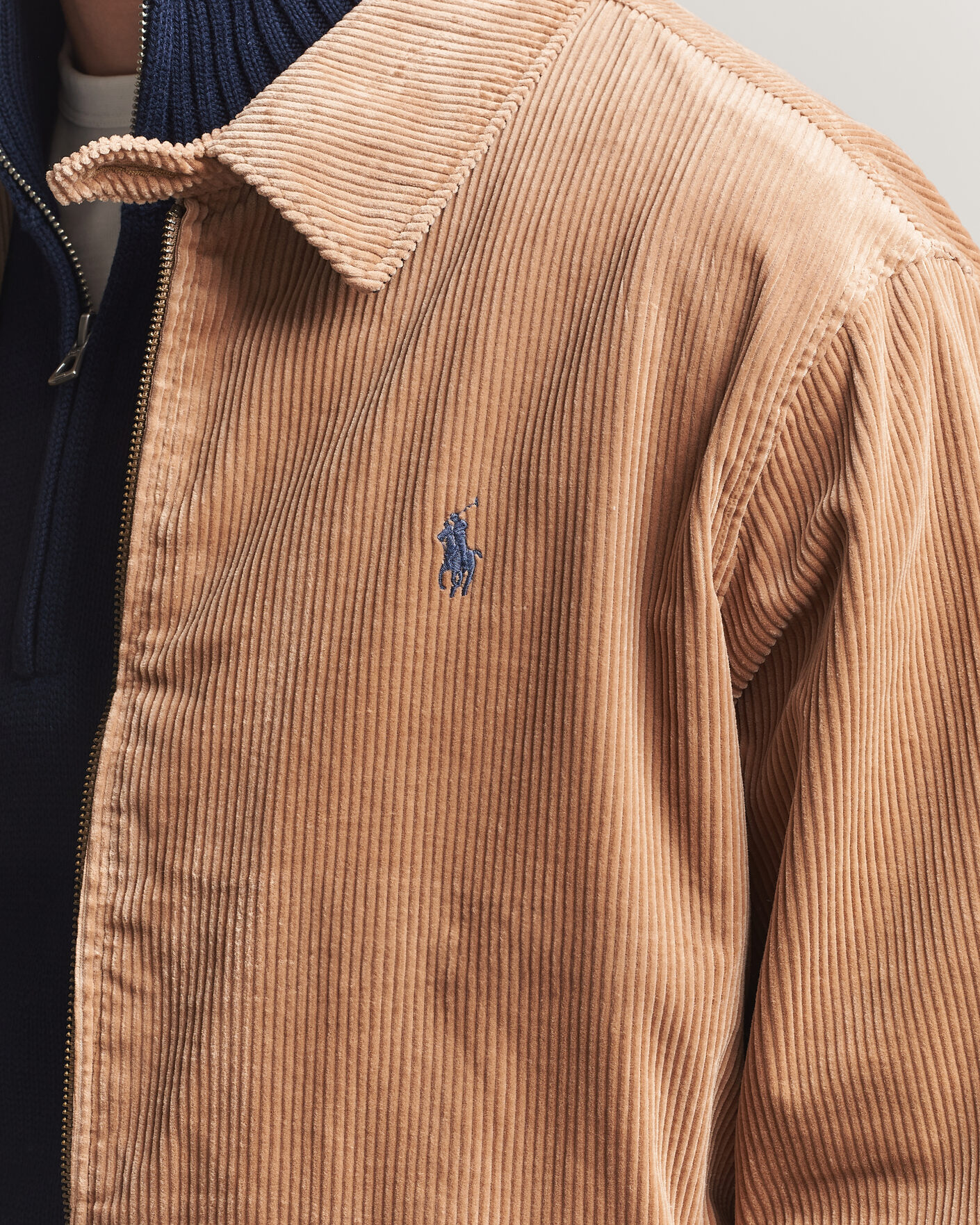 Herre | Jakker | Polo Ralph Lauren | Wale Corduroy Windbreaker Vintage Khaki