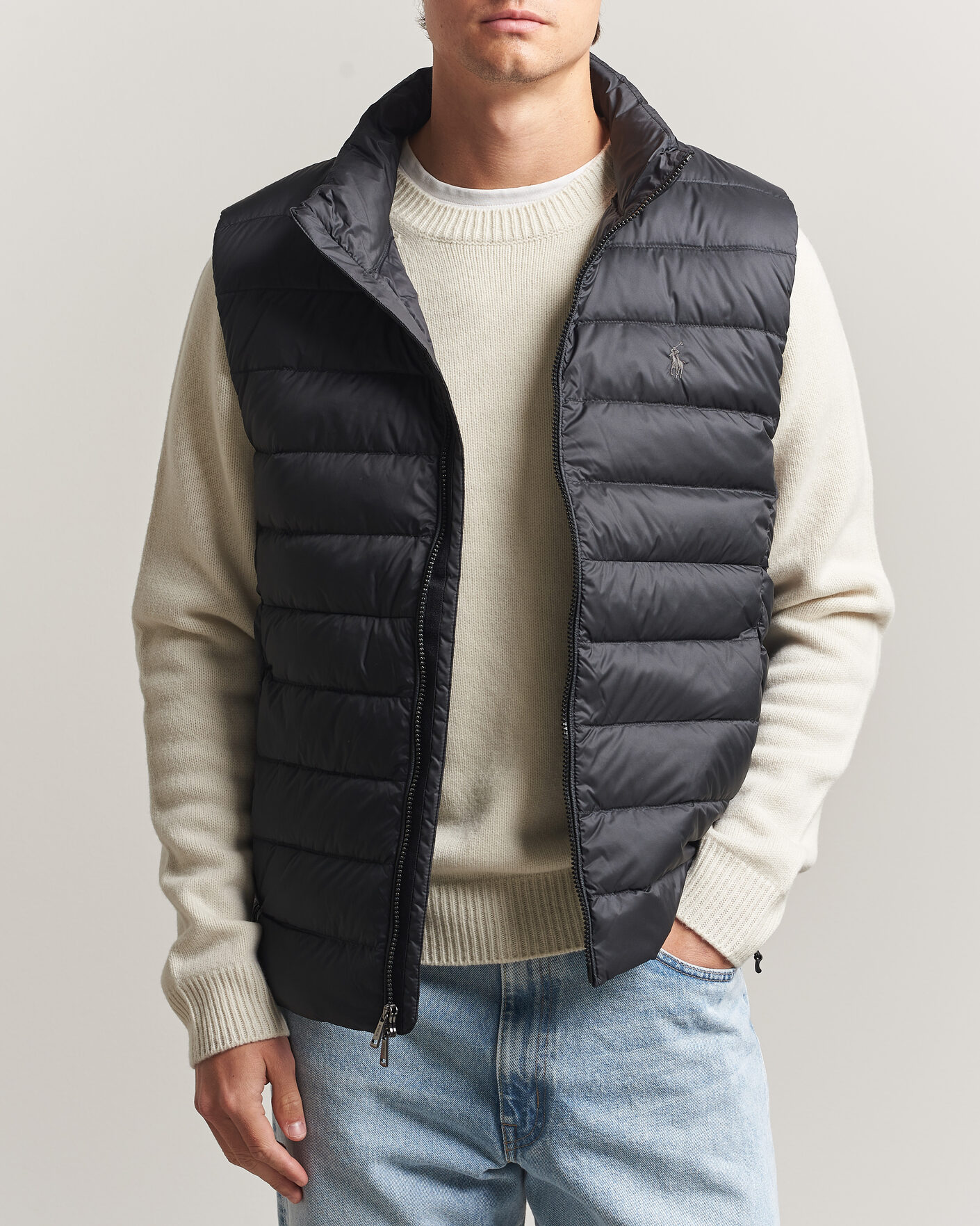 Herre | Vester | Polo Ralph Lauren | Quilted Matt Vest Polo Black