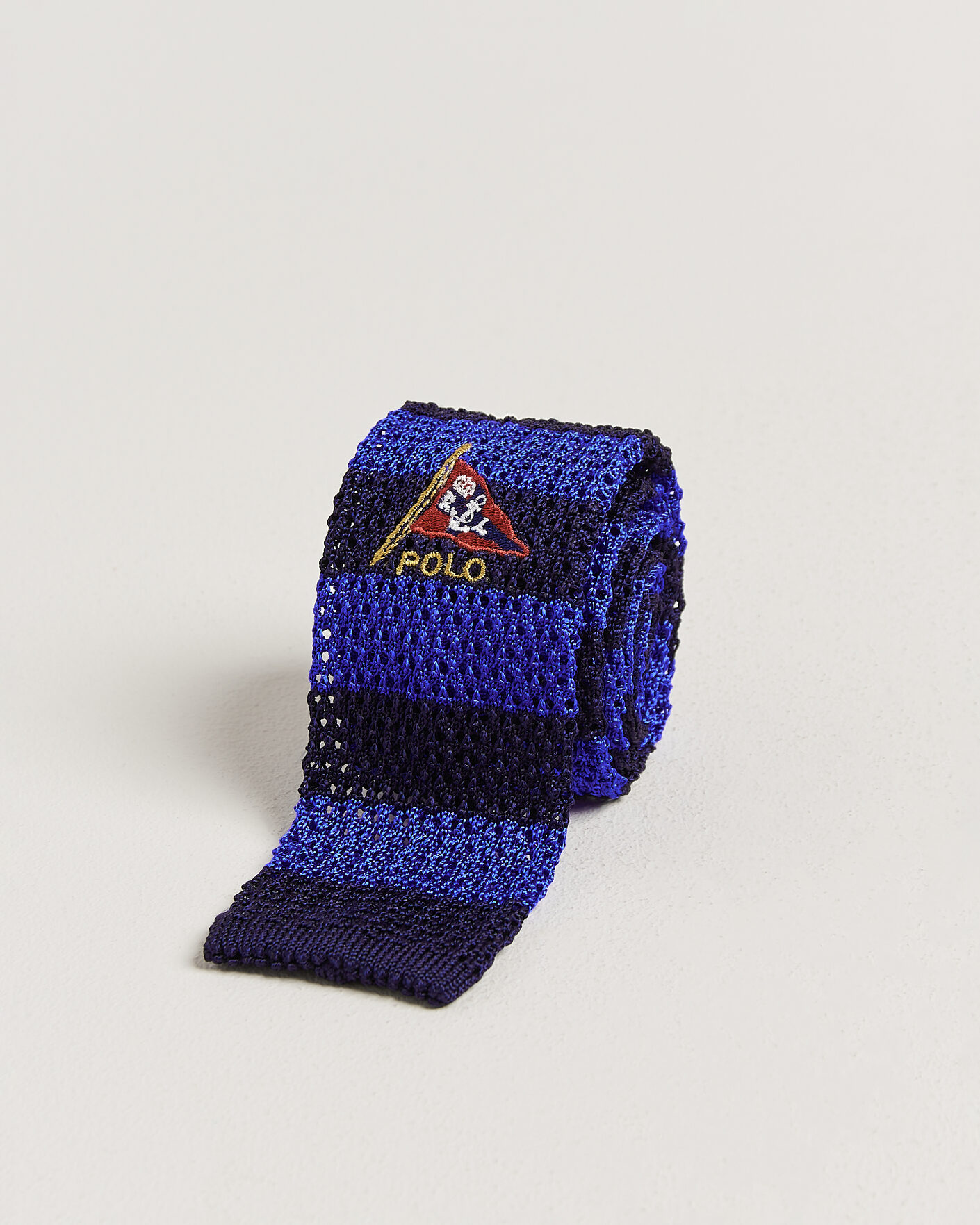 Herre | Slips | Polo Ralph Lauren | Club Stripe Naval Tie Navy/Black