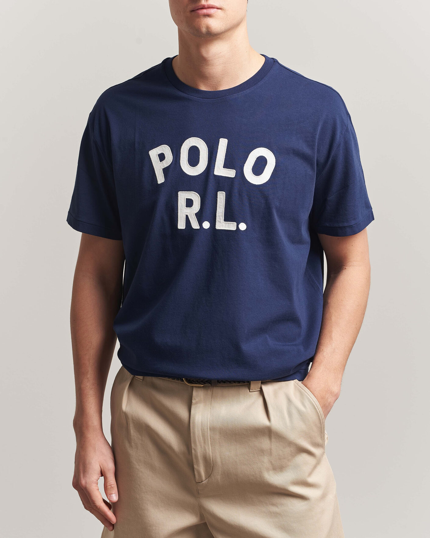 Herre | T-Shirts | Polo Ralph Lauren | Polo RL Tee Newport Navy