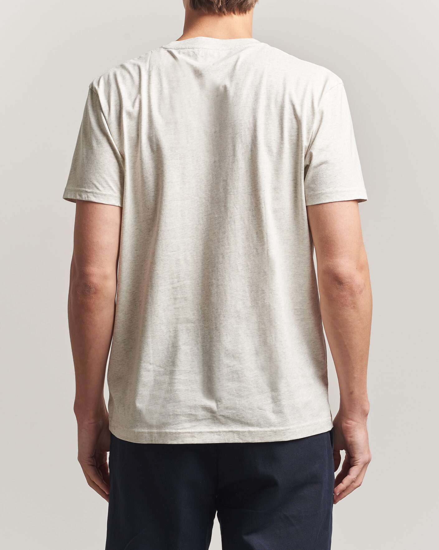 Herre | T-Shirts | Sunspel | Riviera Midweight T-Shirt Archive White