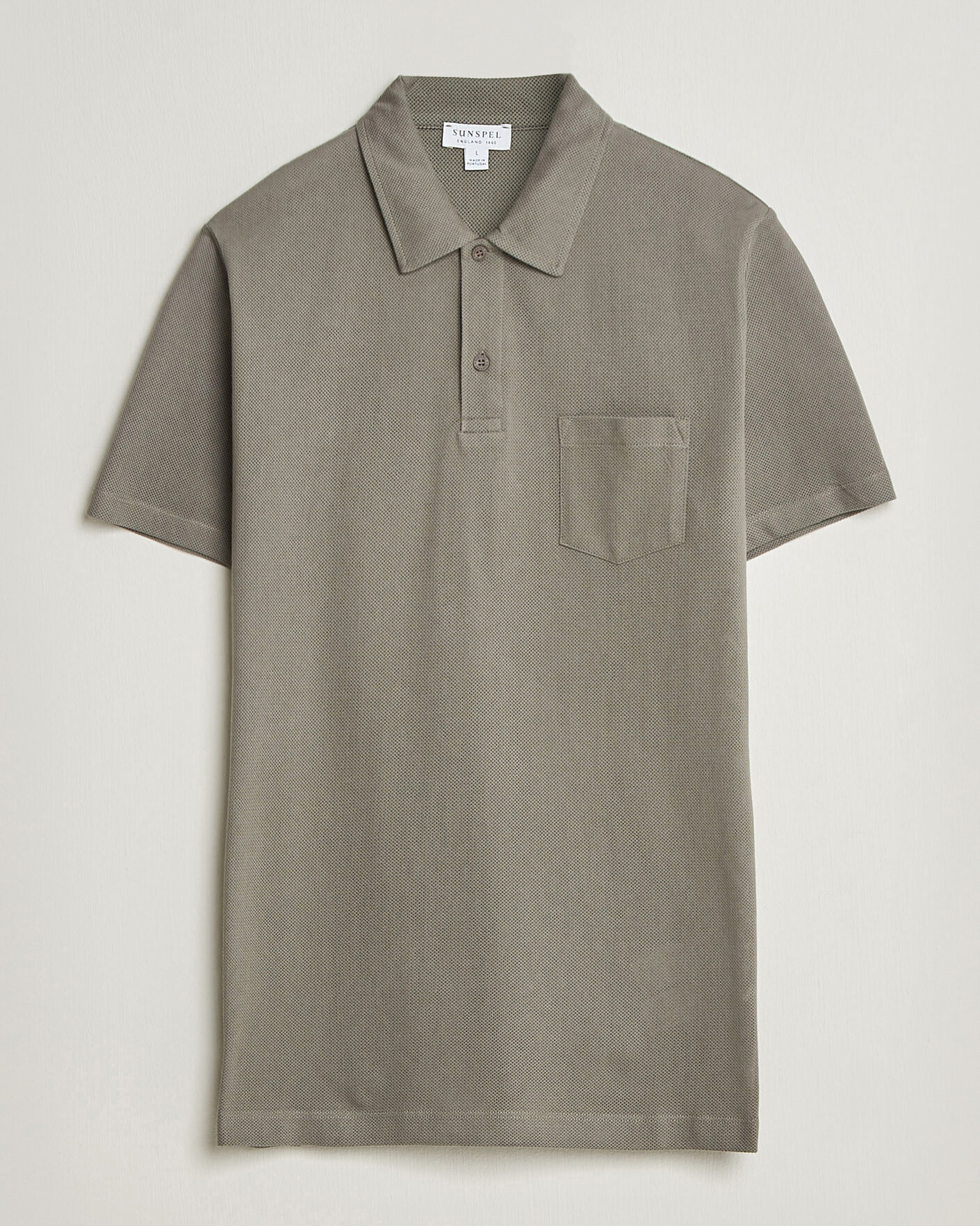 Herre | Pikéer | Sunspel | Riviera Polo Shirt Fossil Grey