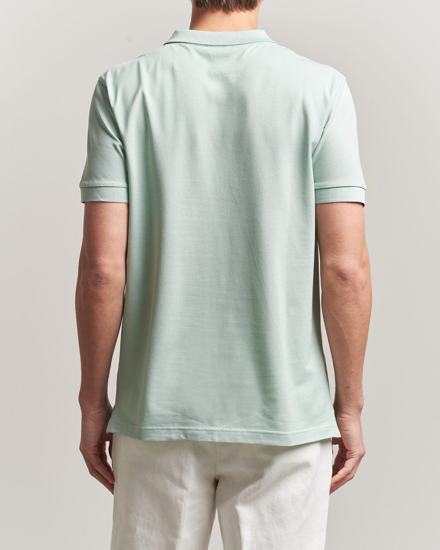 Herre | Pikéer | Sunspel | Short Sleeve Pique Polo Laurel Green