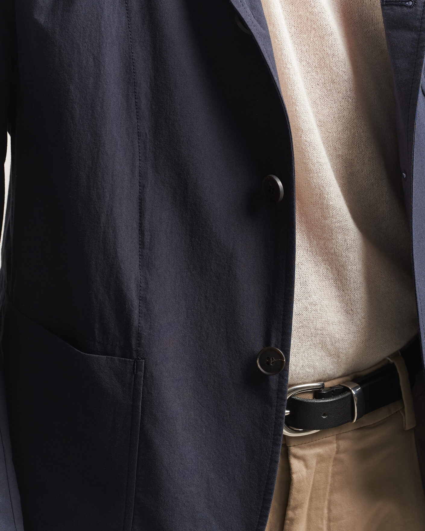 Herre | Dressjakker | Sunspel | Lightweight Poplin Jacket Blazer Navy