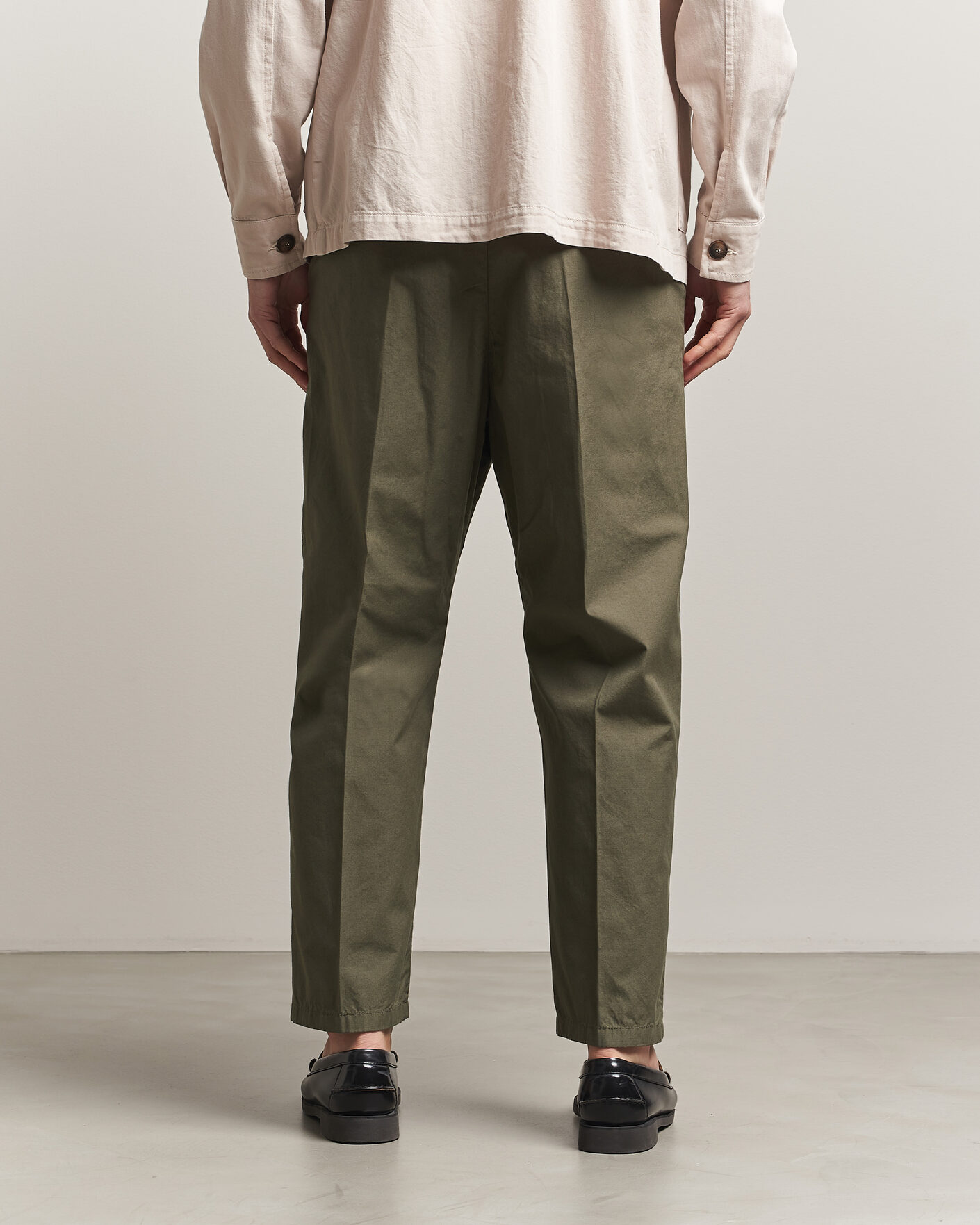 Herre | Bukser | Massimo Alba | Stan Pleated Chinos Military