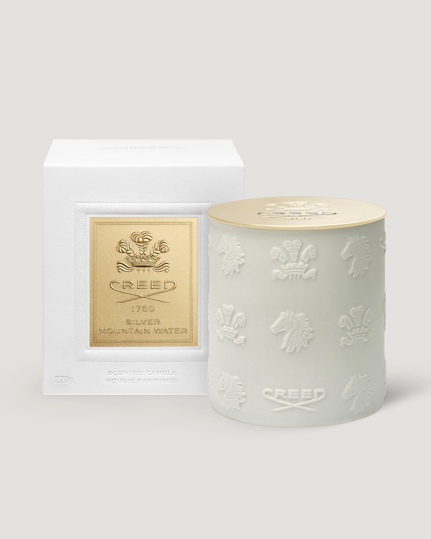 Herre | Duftlys | Creed | Silver Mountain Water Porcelain Candle 220g