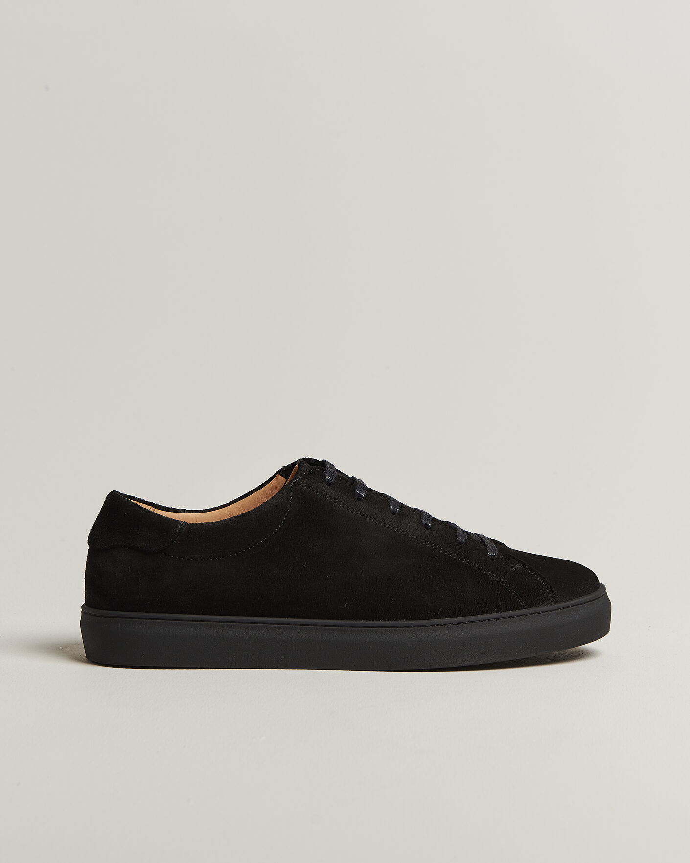Herre | Sneakers | Myrqvist | Oaxen Monochrome III Sneakers Black Suede