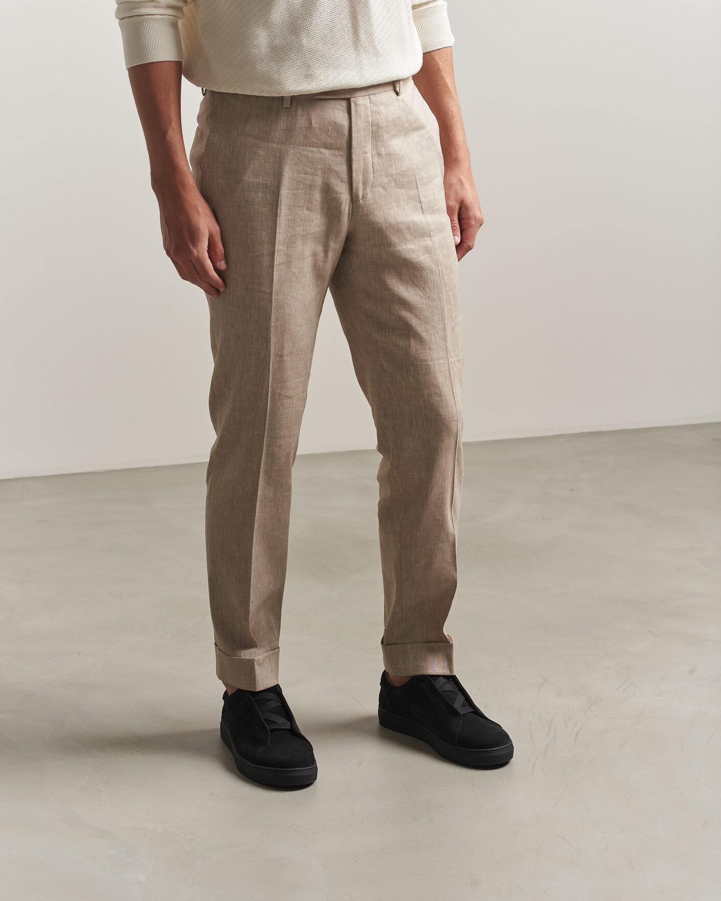 Herre | Sneakers | Myrqvist | Alnö Monochrome II Sneakers Black Suede