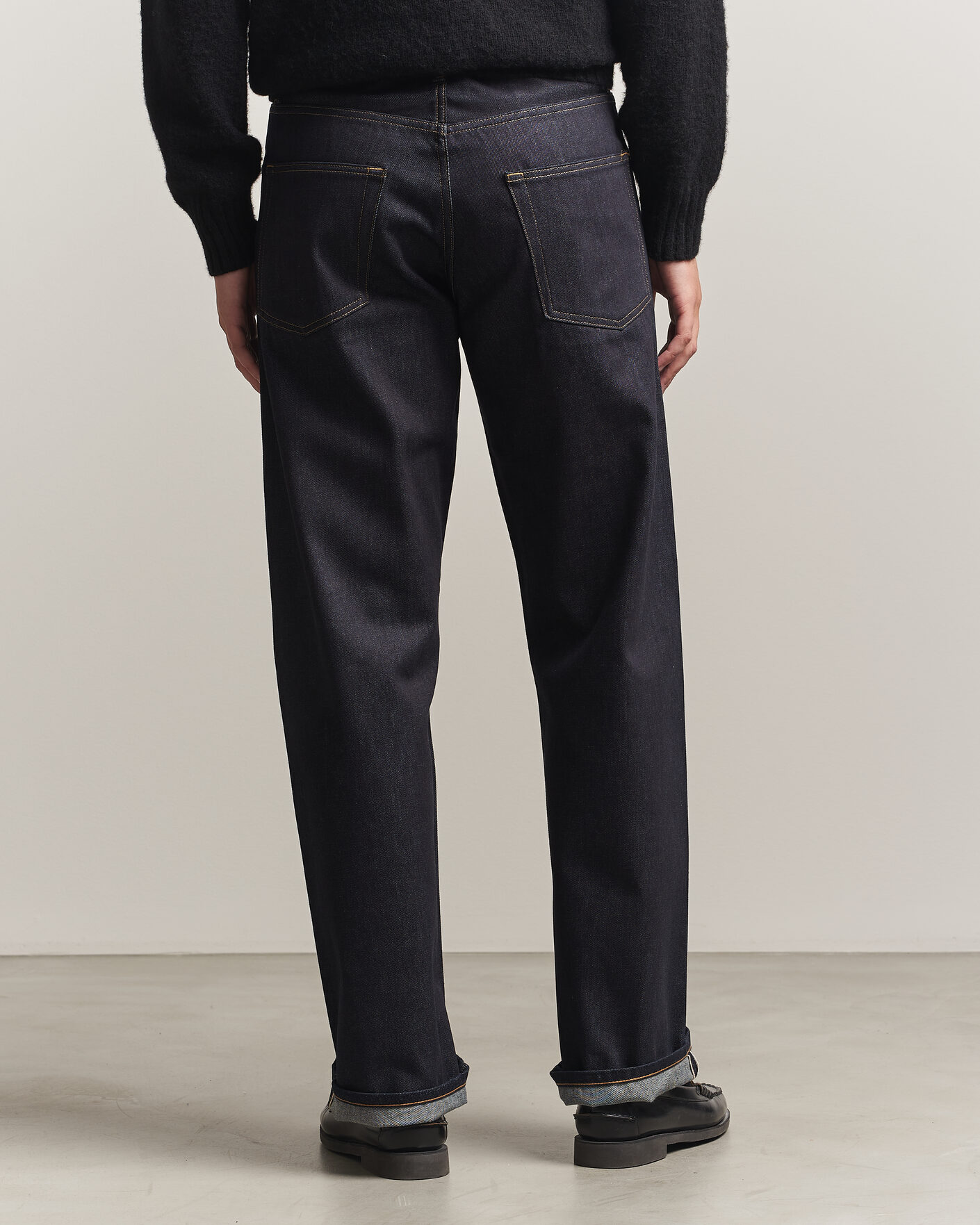 Herre | Bukser | Sunflower | Loose Selvedge Jeans Raw Indigo
