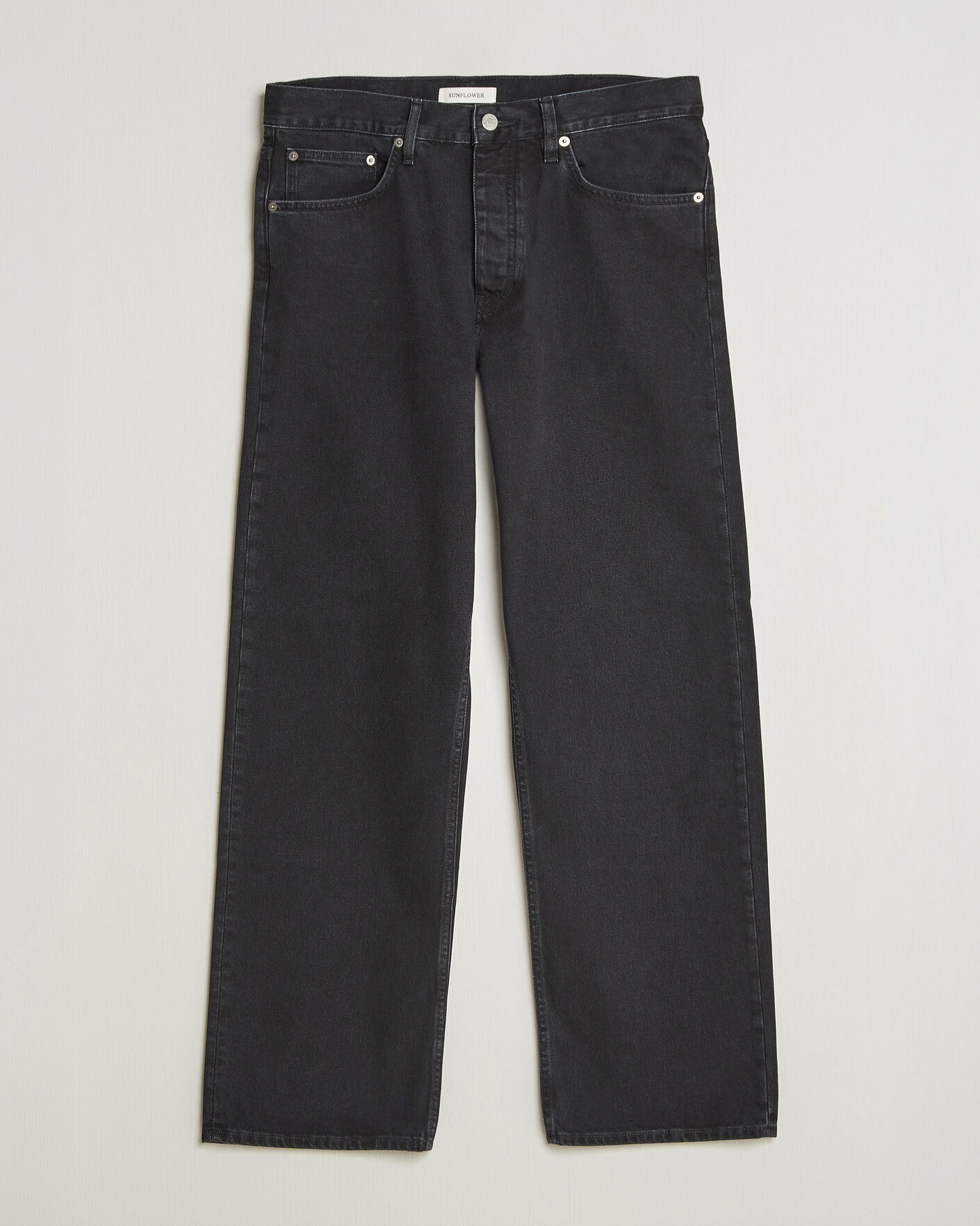 Herre | Bukser | Sunflower | Loose Jeans Washed Black