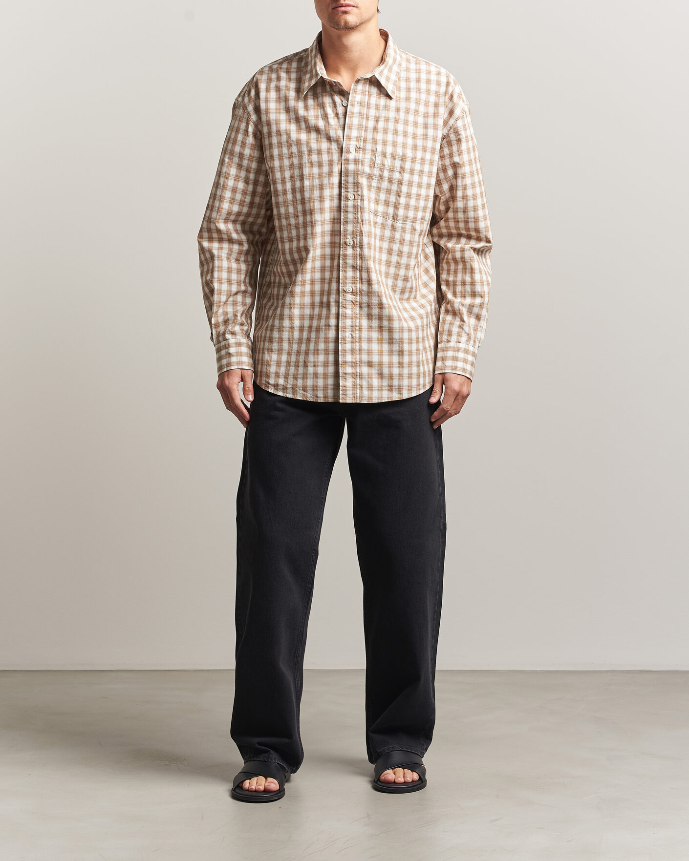 Herre | Bukser | Sunflower | Loose Jeans Washed Black