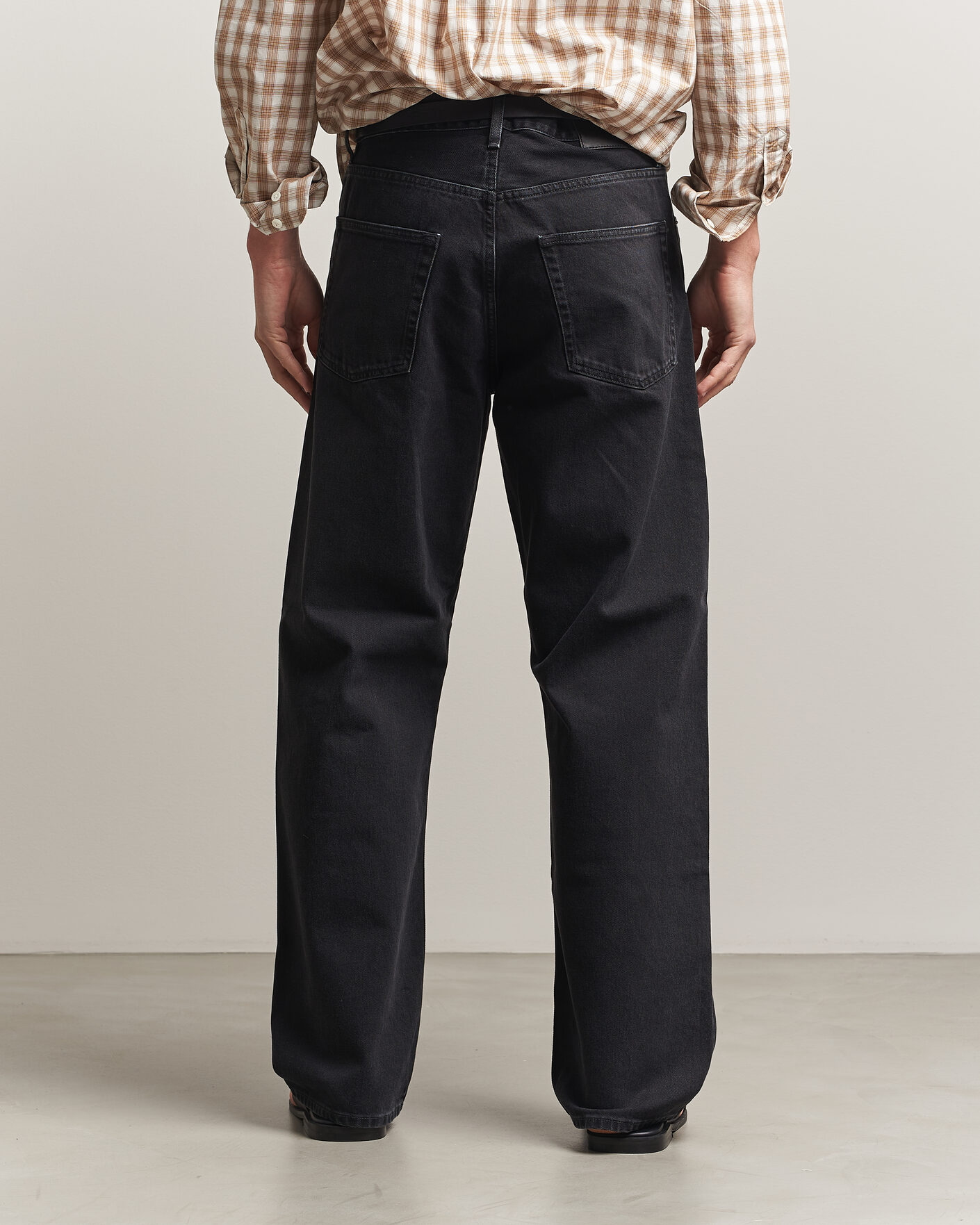 Herre | Bukser | Sunflower | Loose Jeans Washed Black