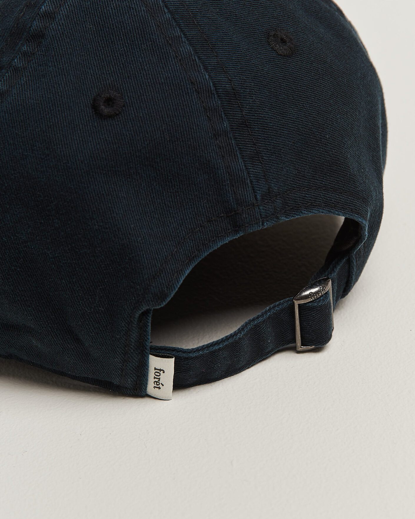 Herre | Forét Slow Down Washed Cap Black | Forét | Slow Down Washed Cap Black