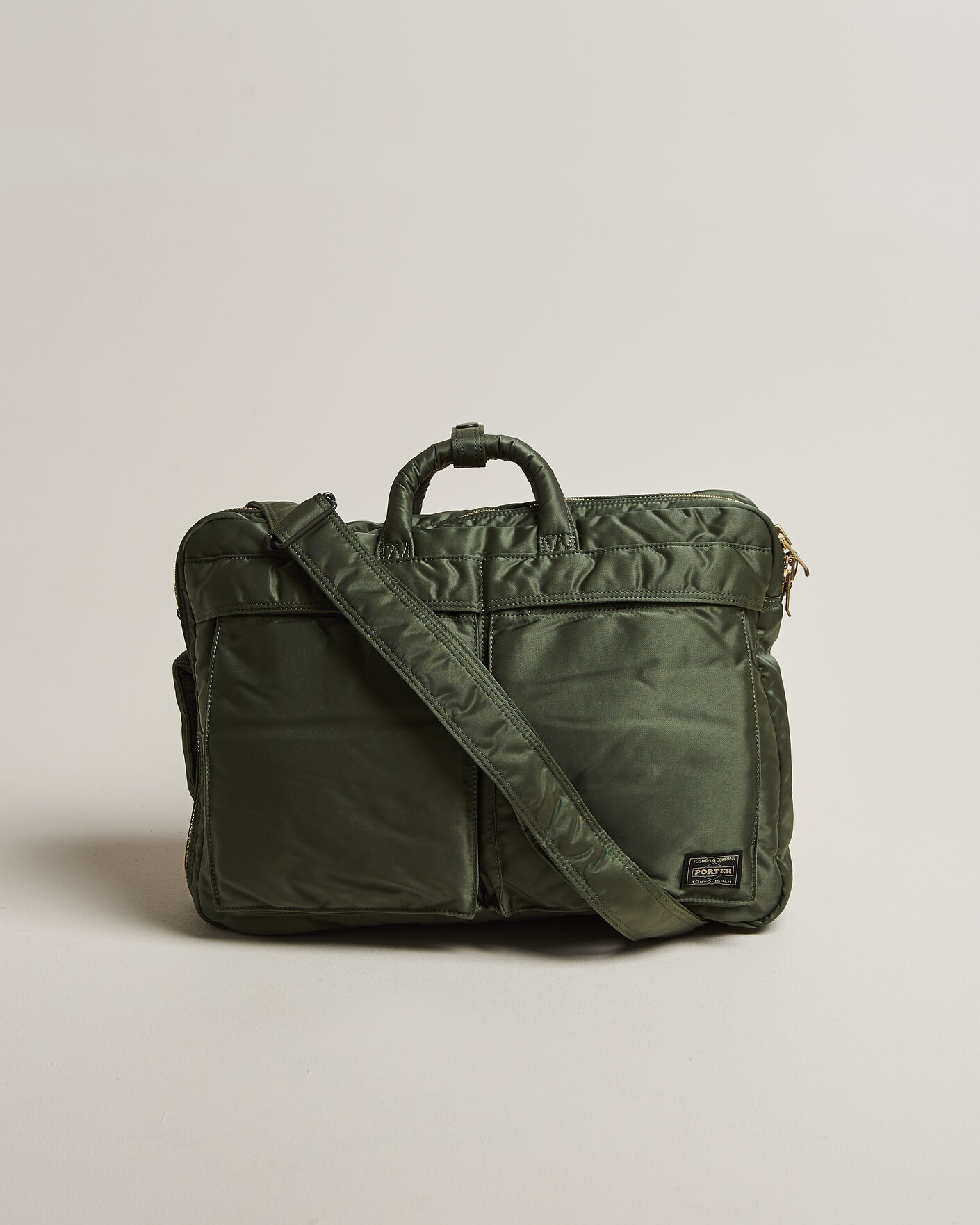 Herre | Vesker | Porter-Yoshida & Co. | Tanker 3Way Document Bag Sage Green