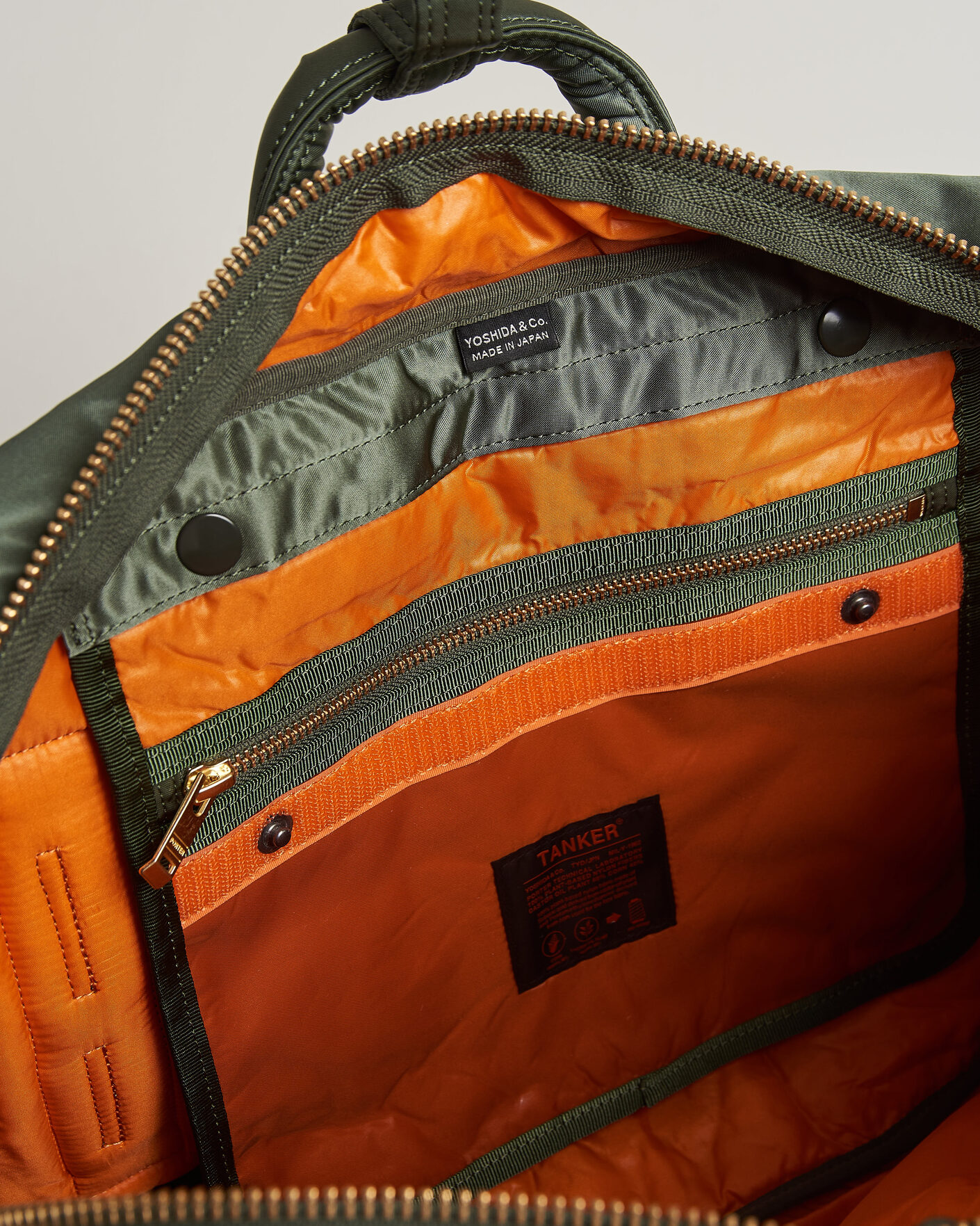 Herre | Vesker | Porter-Yoshida & Co. | Tanker 3Way Document Bag Sage Green