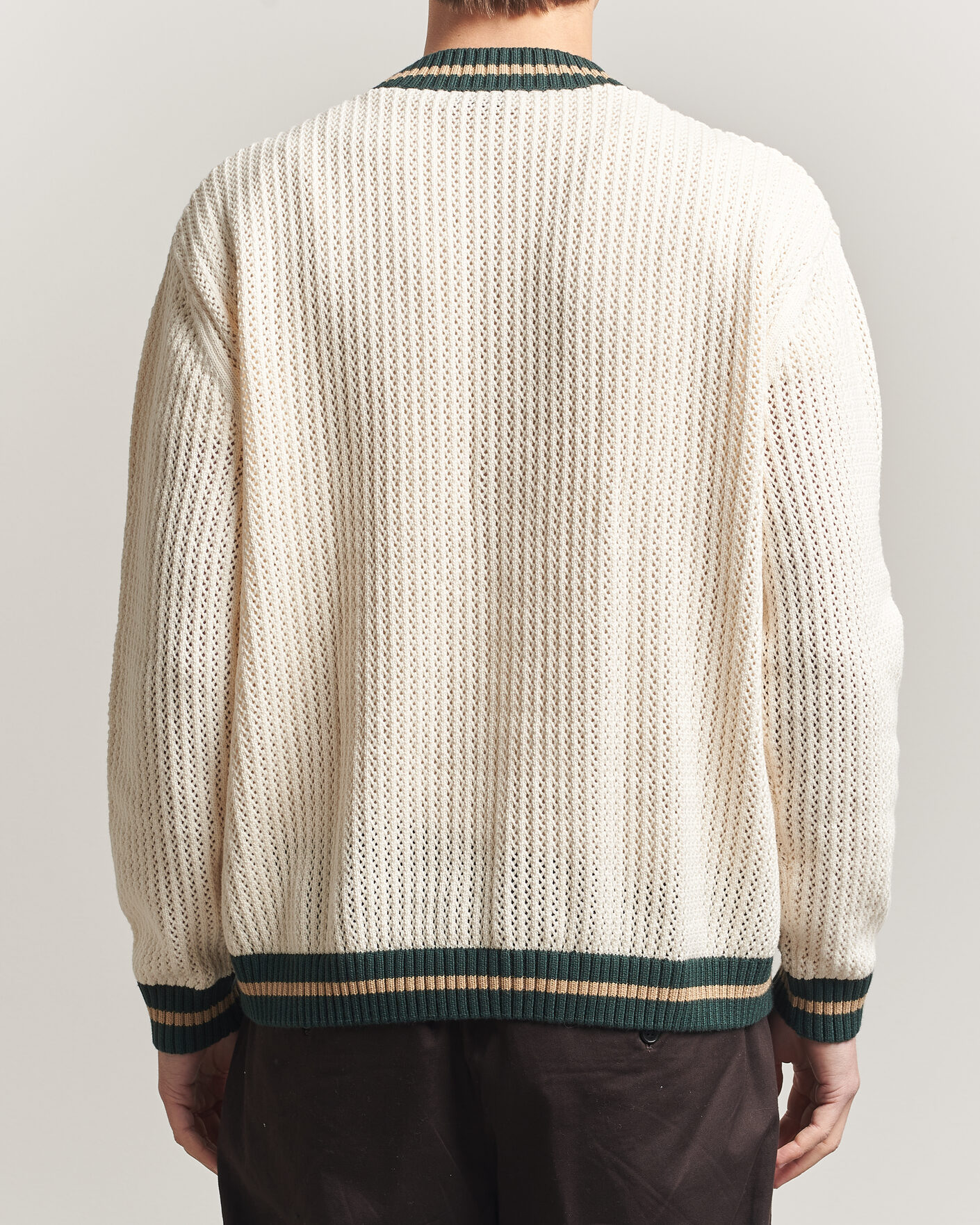 Herre | Gensere | LES DEUX | Lace Knitted Cardigan Eggnog White