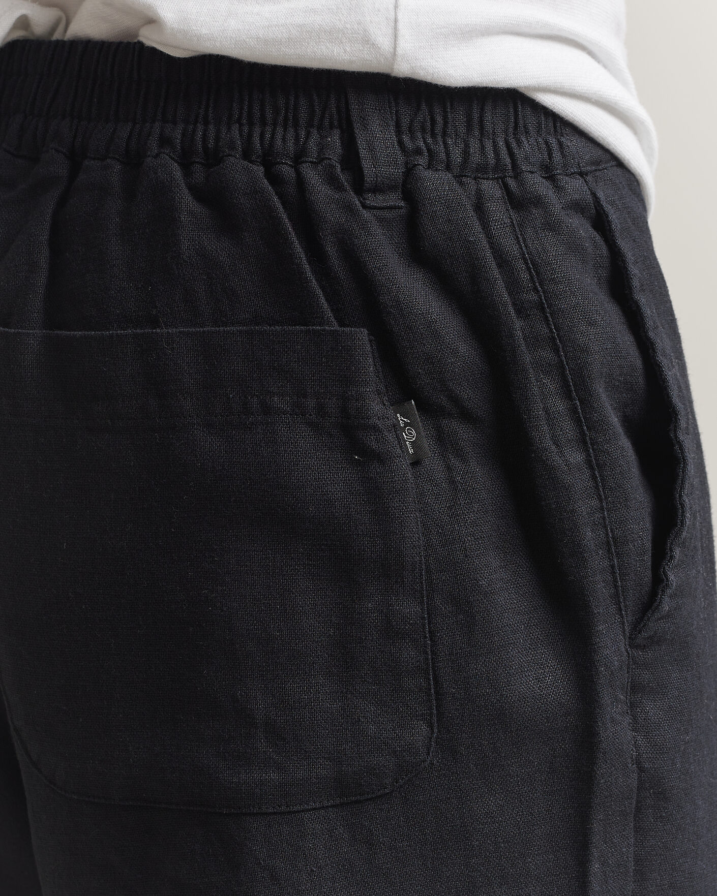 Herre | Bukser | LES DEUX | Linen Comfort Suit Pants Black