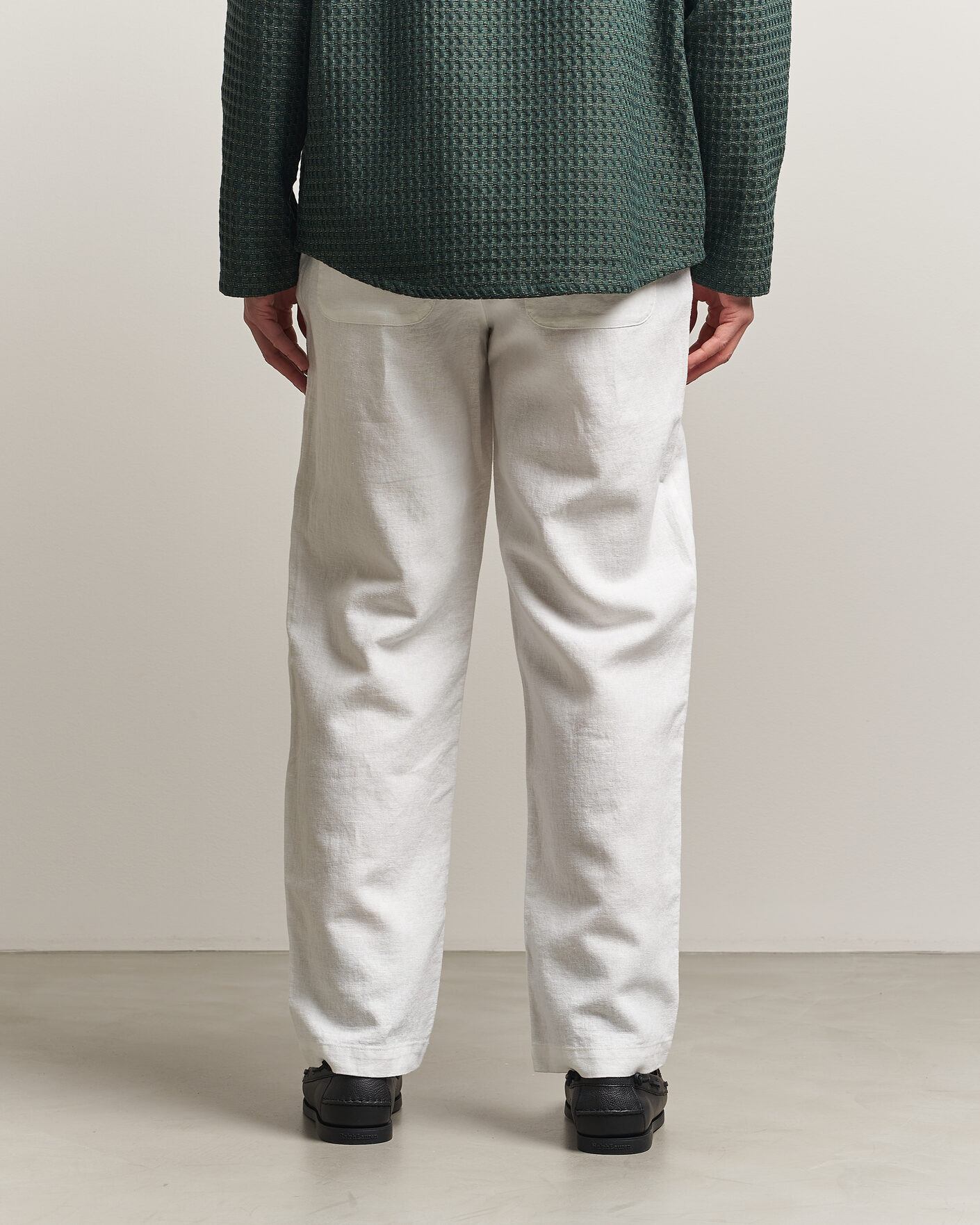 Herre | Bukser | LES DEUX | Linen Comfort Suit Pants White