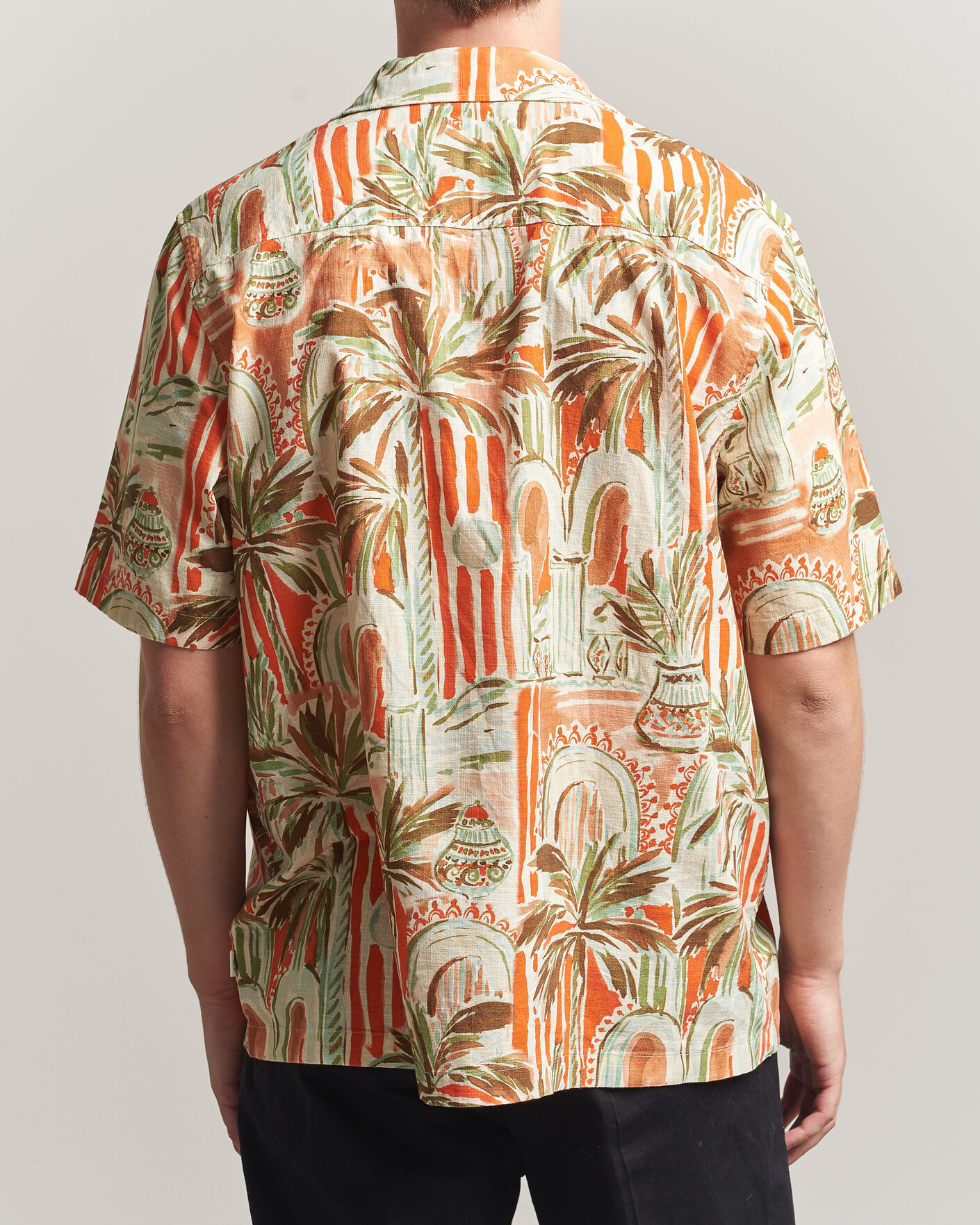 Herre | Skjorter | LES DEUX | Palm AOP Short Sleeve Shirt Multi