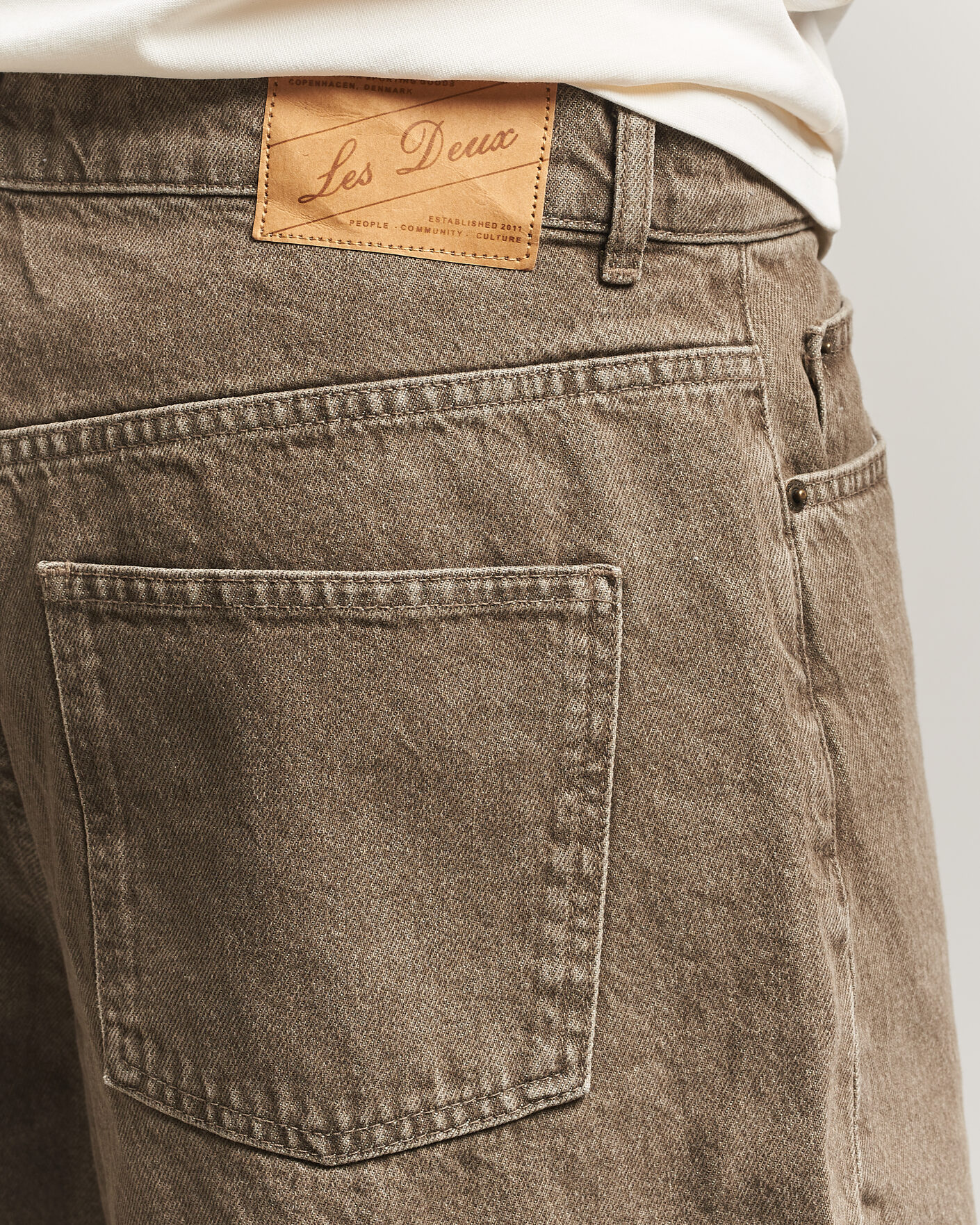 Herre | Shorts | LES DEUX | Denim Shorts Light Brown