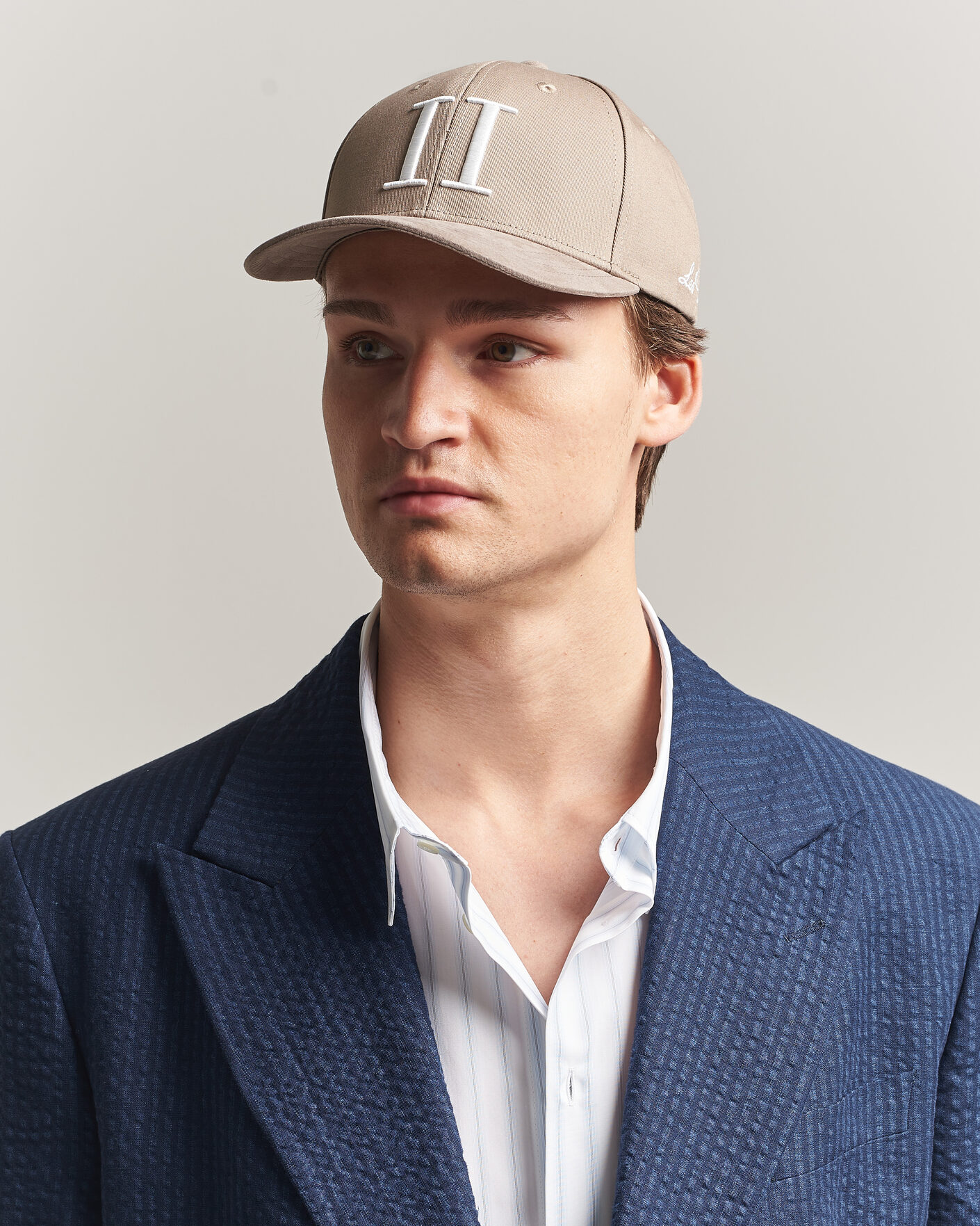 Herre | Hatter og capser | LES DEUX | Baseball Cap Suede II Desert Taupe Beige