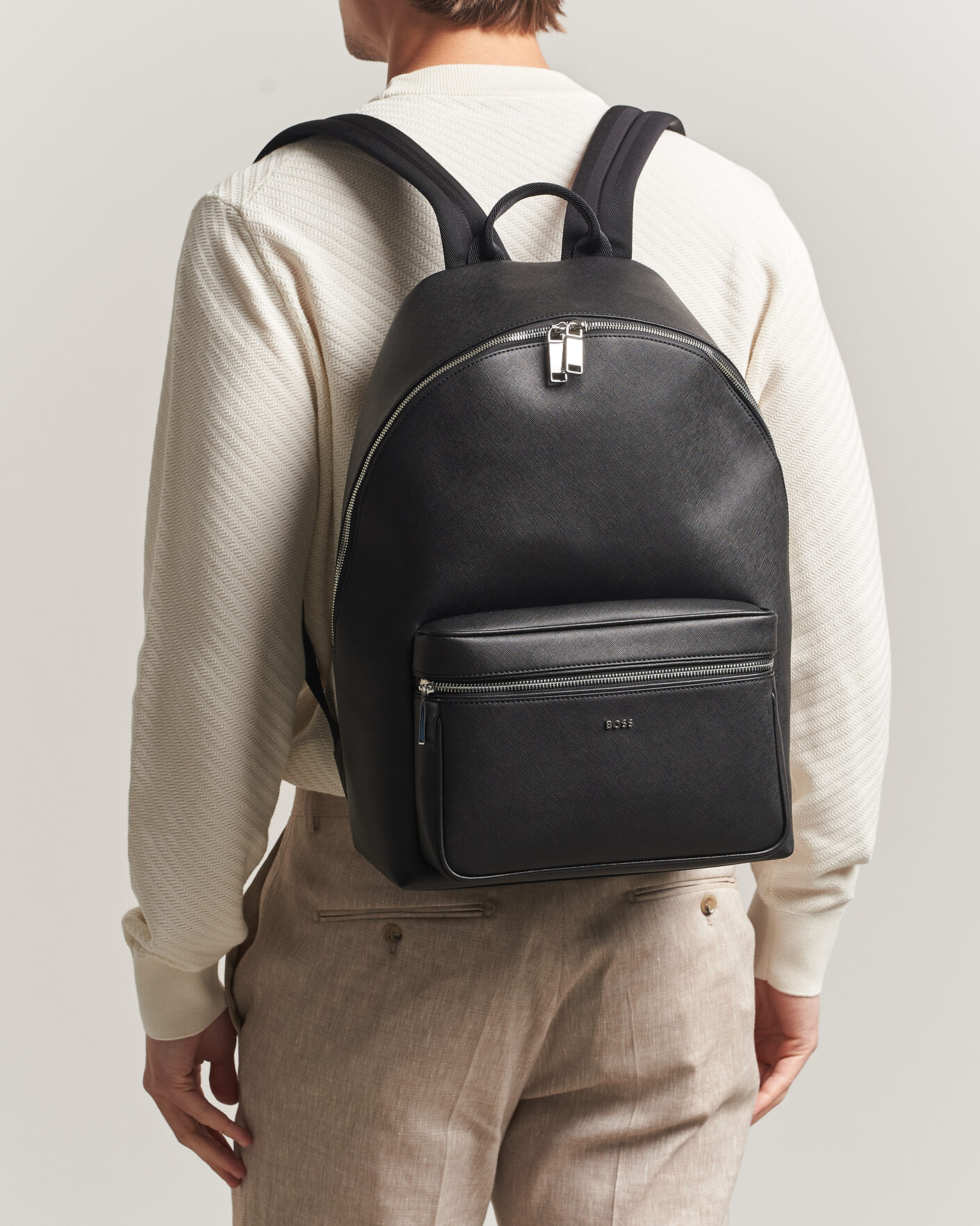 Herre | Vesker | BOSS BLACK | Northon Leather Backpack Black