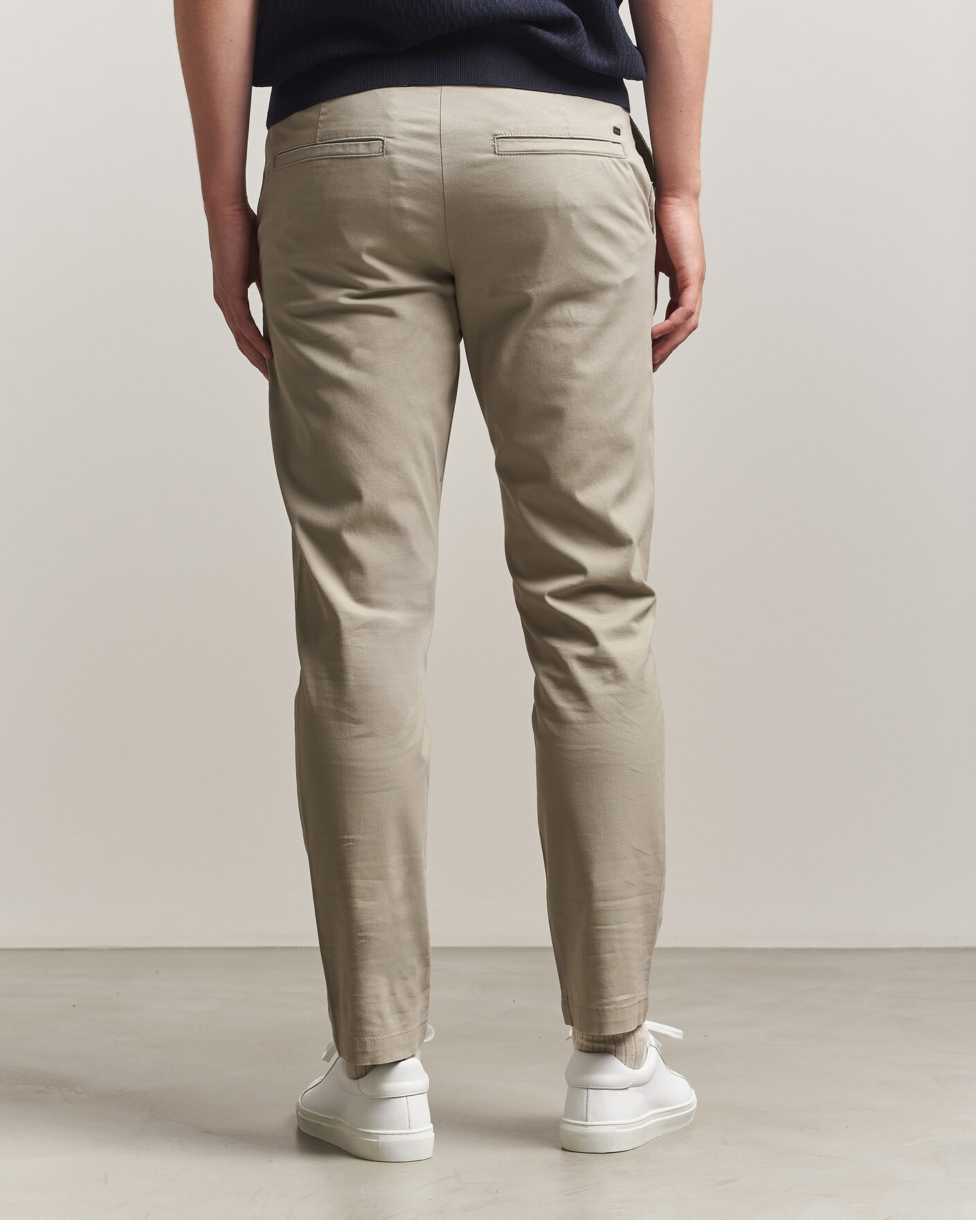 Herre | Bukser | BOSS BLACK | Kaiton Structured Chinos Open Beige