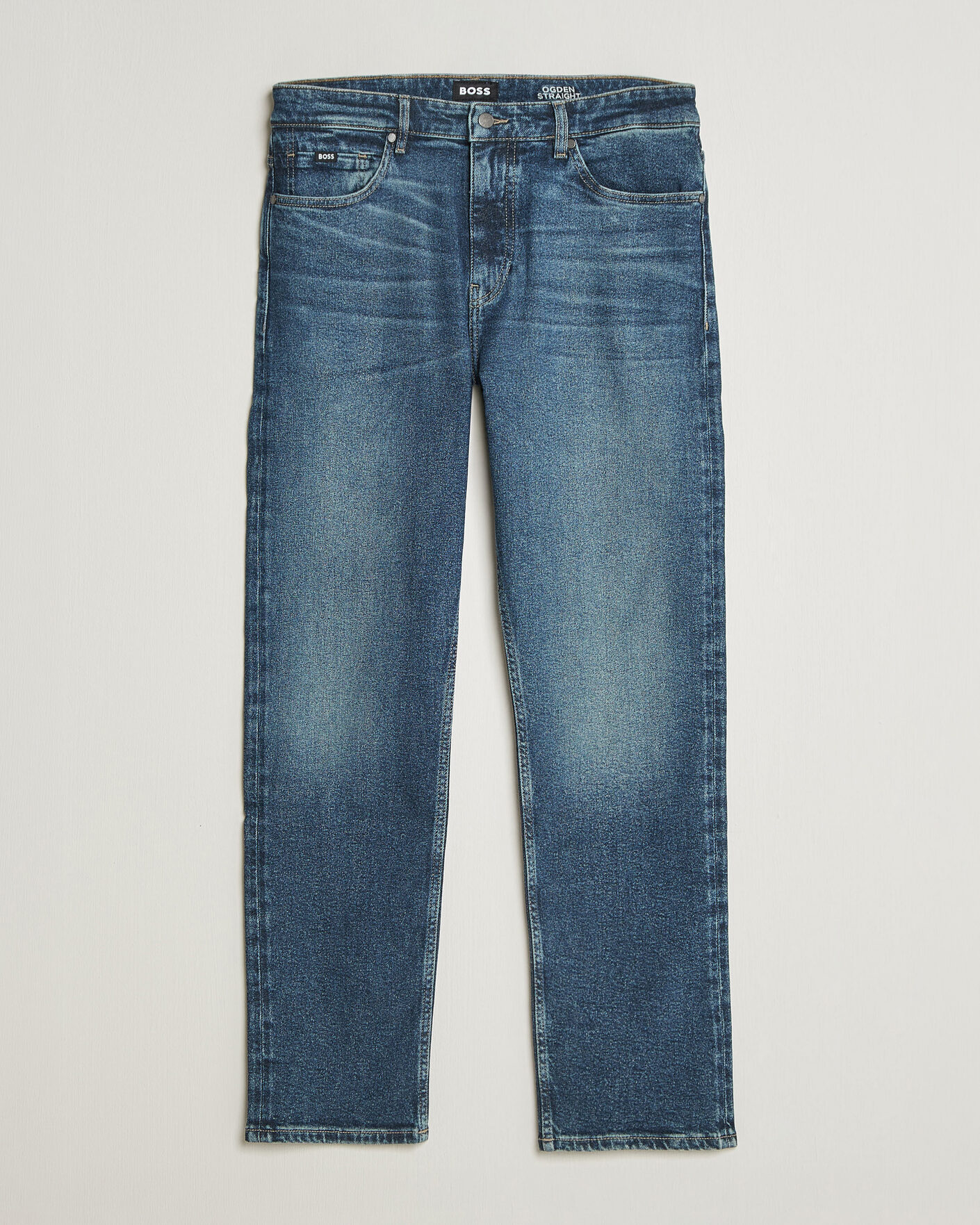 Herre | Business & Beyond | BOSS BLACK | Ogden Regular Fit Jeans Medium Blue