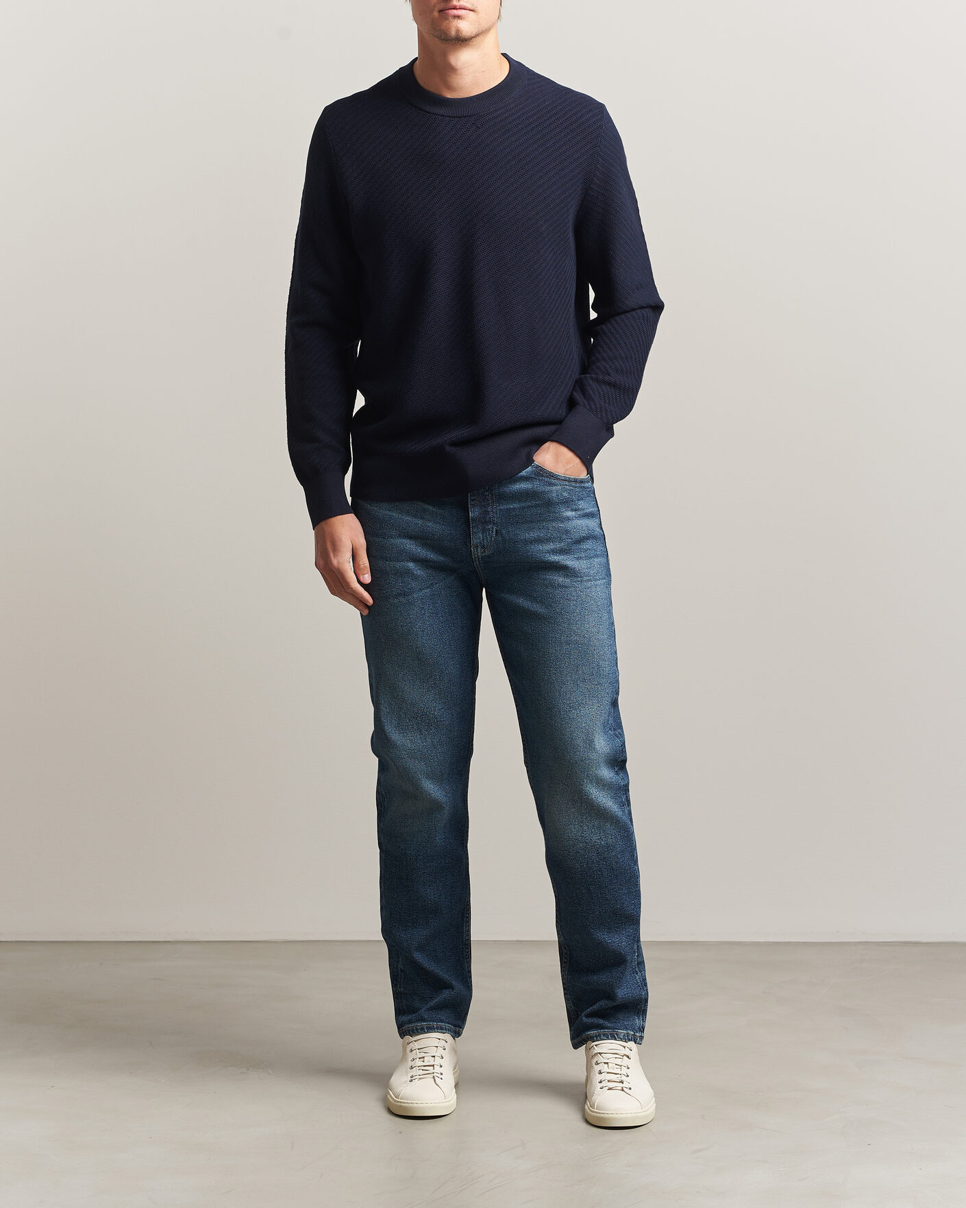 Herre | Business & Beyond | BOSS BLACK | Ogden Regular Fit Jeans Medium Blue