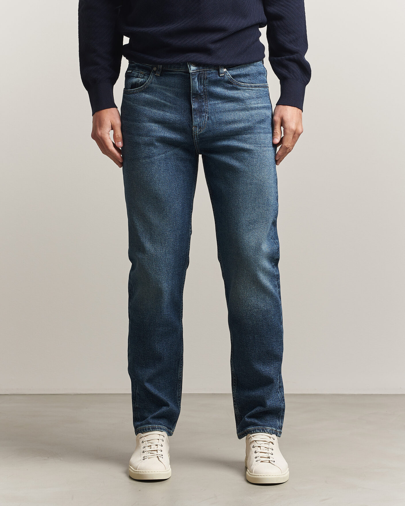 Herre | Business & Beyond | BOSS BLACK | Ogden Regular Fit Jeans Medium Blue