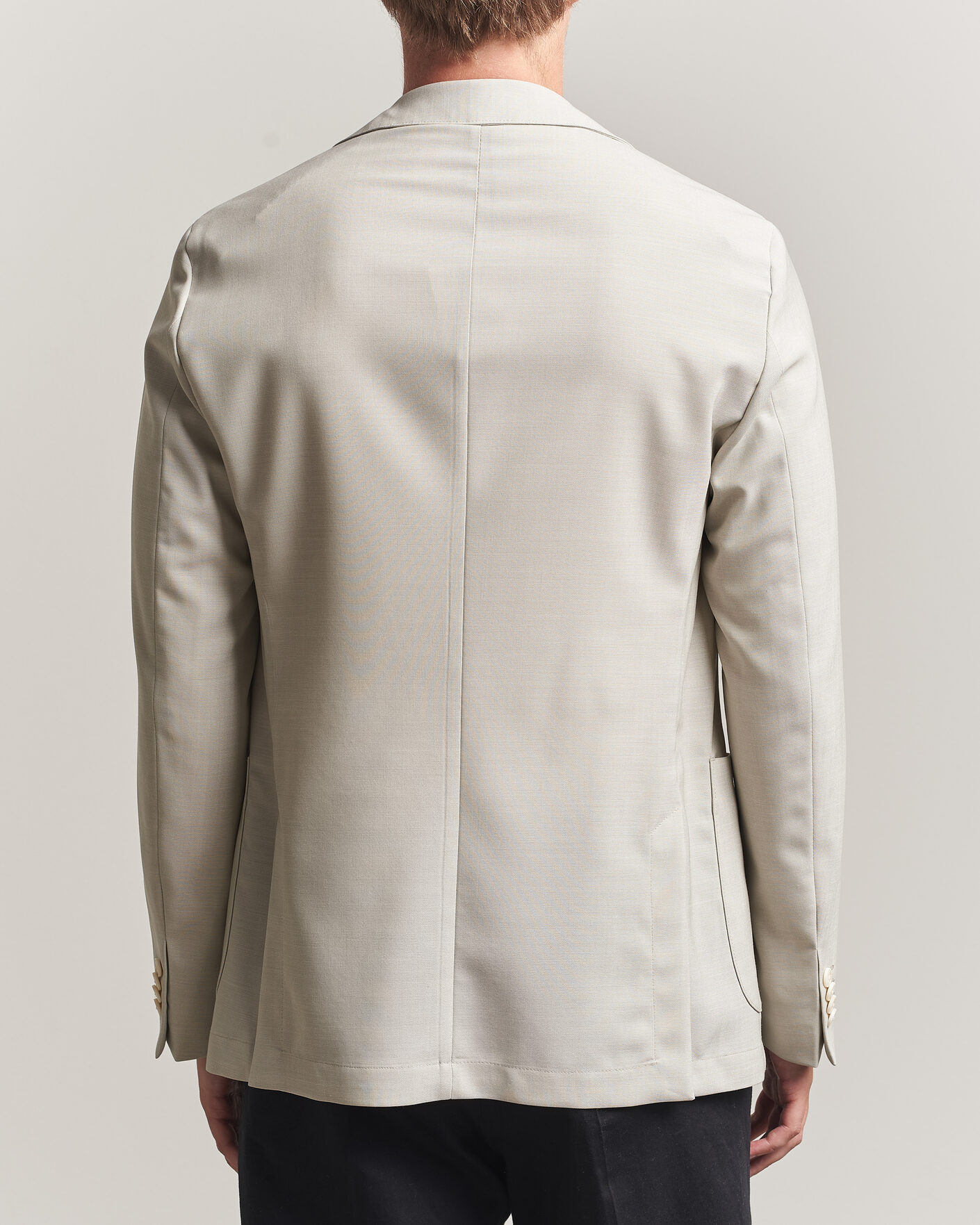 Herre | Dressjakker | BOSS BLACK | Hanry Wool Patch Pocket Blazer Light Beige