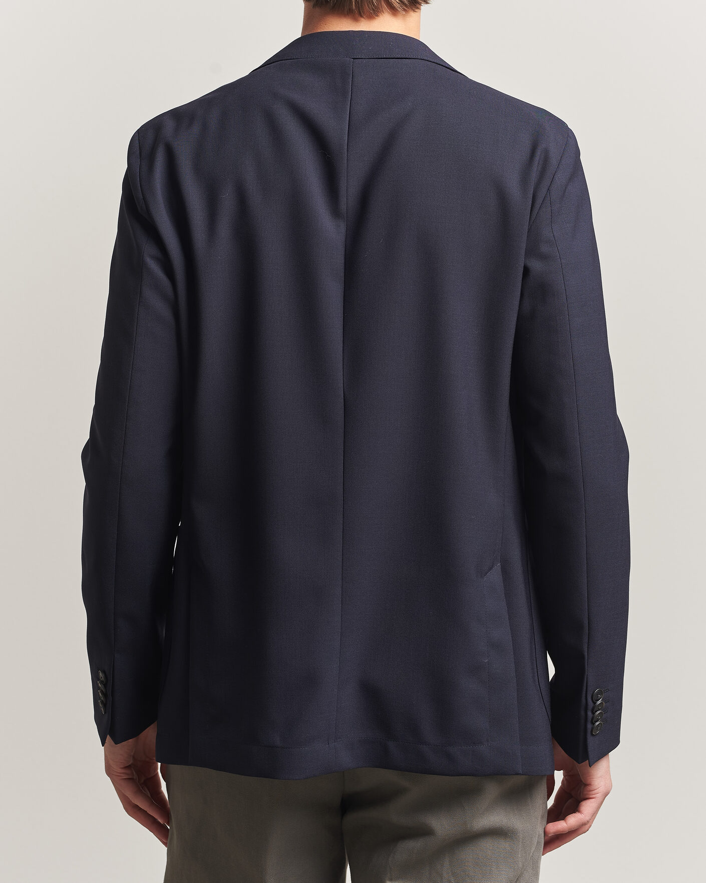 Herre | Dressjakker | BOSS BLACK | Hanry Wool Patch Pocket Blazer Dark Blue