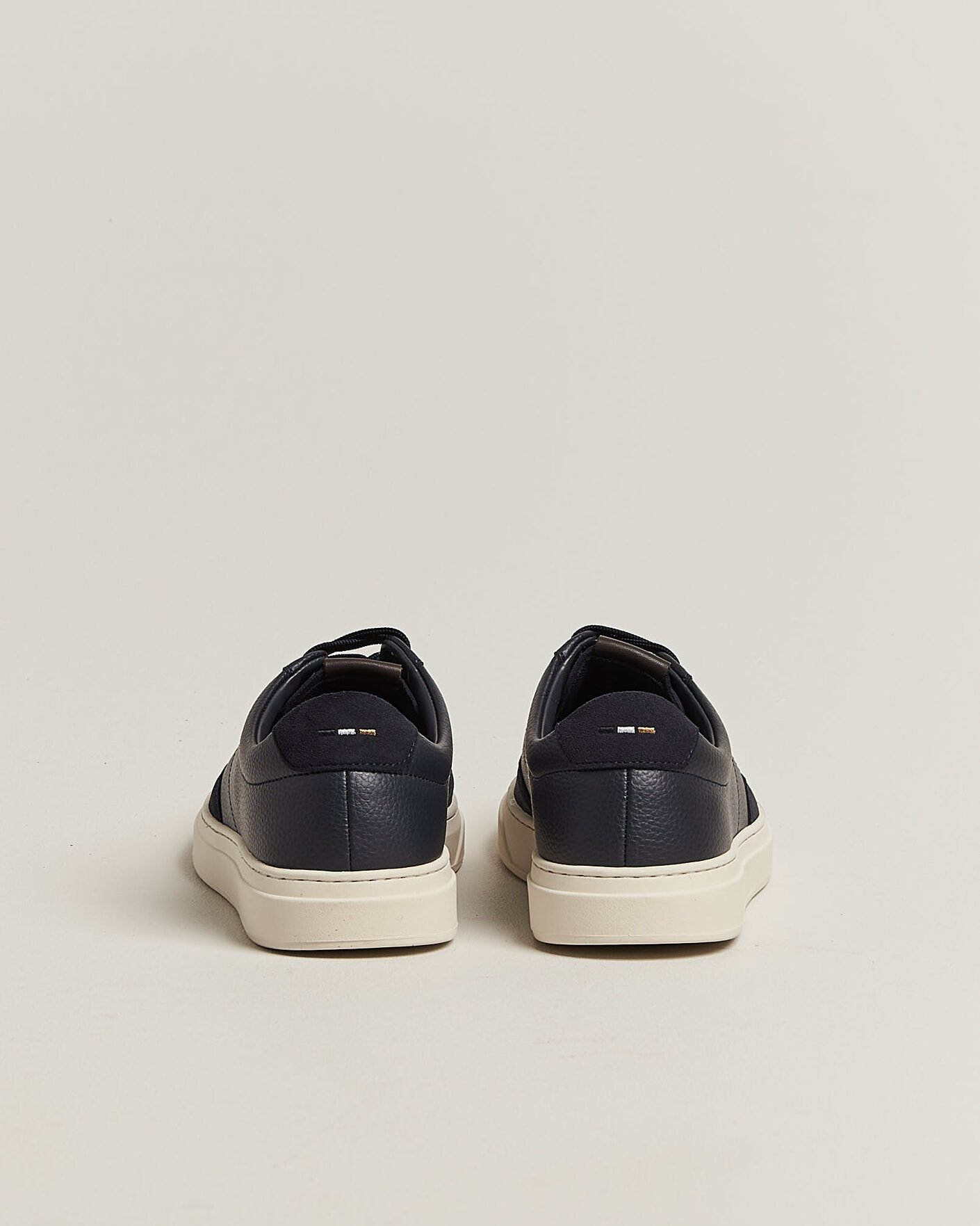 Herre | Sneakers | BOSS BLACK | Kieran Leather/Suede Sneaker Dark Blue