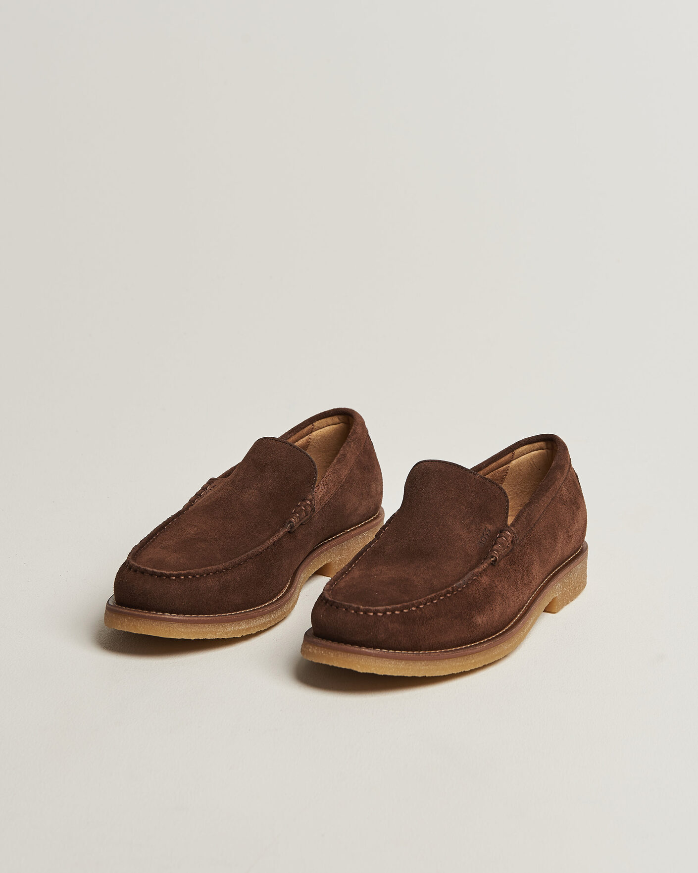 Herre | Loafers | BOSS BLACK | Kope Suede Moccasin Dark Brown